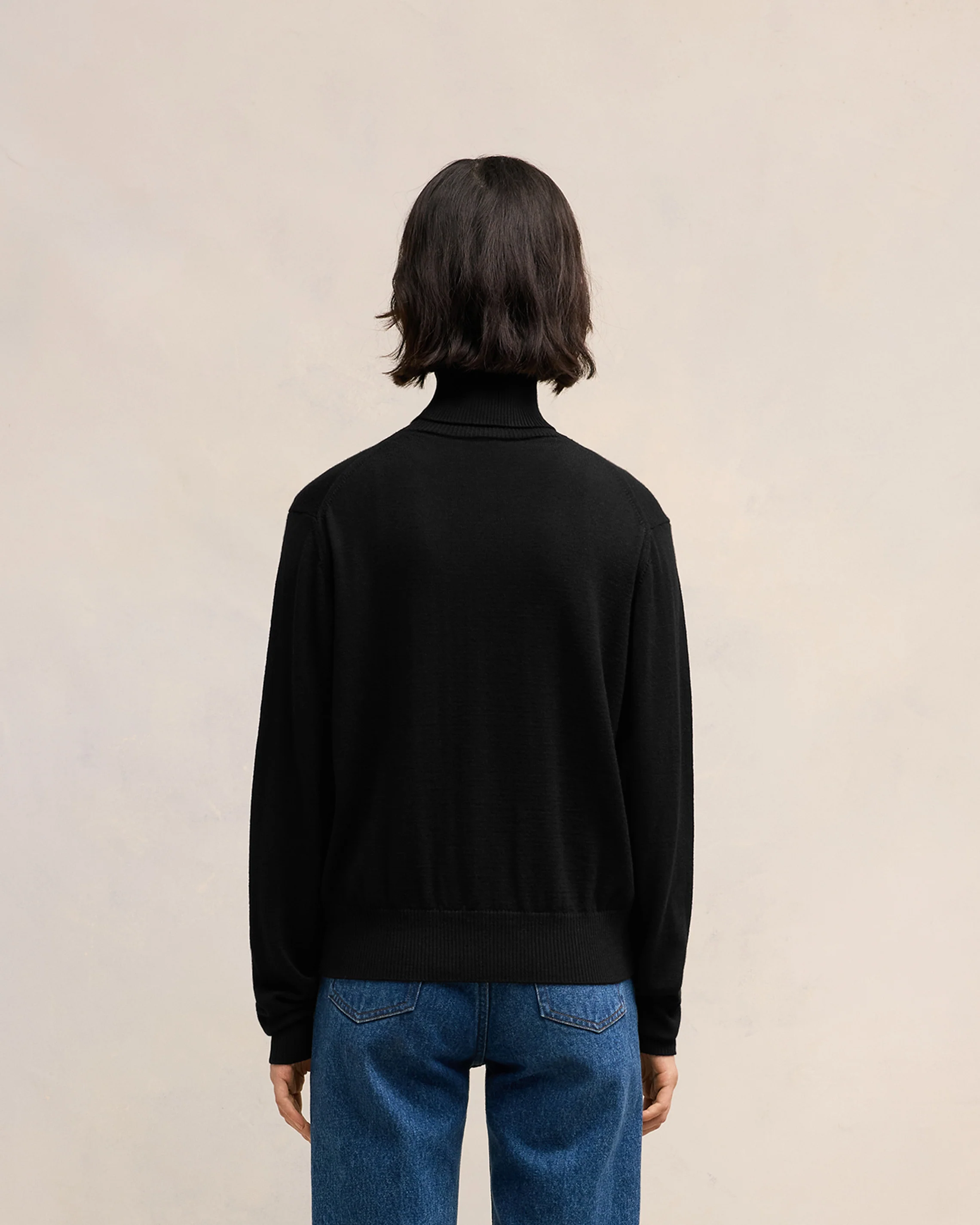 Red Ami de Coeur Turtle Neck Sweater