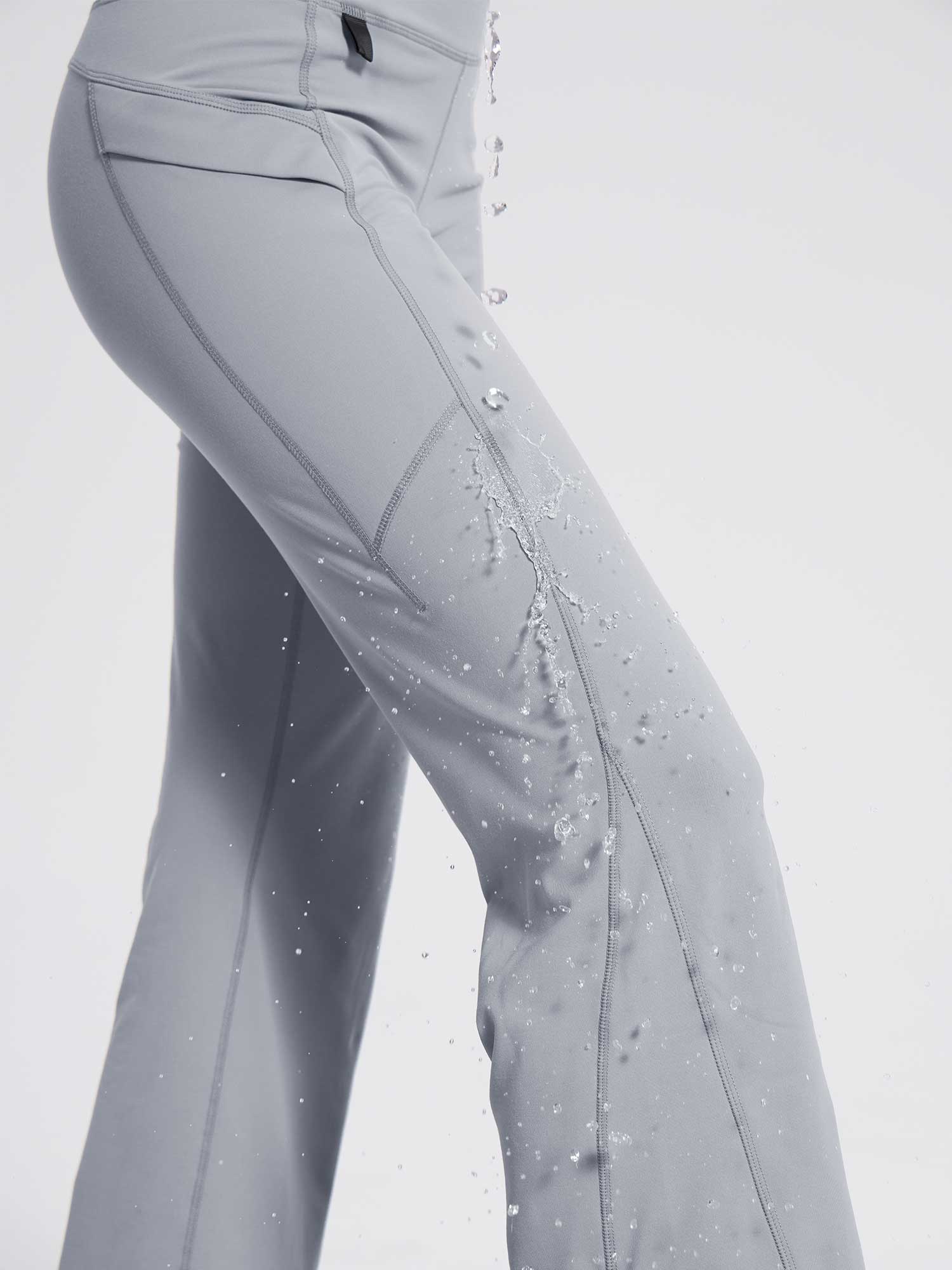 Laureate Fleece-Lined Zip Pocket Compression Flare Pants