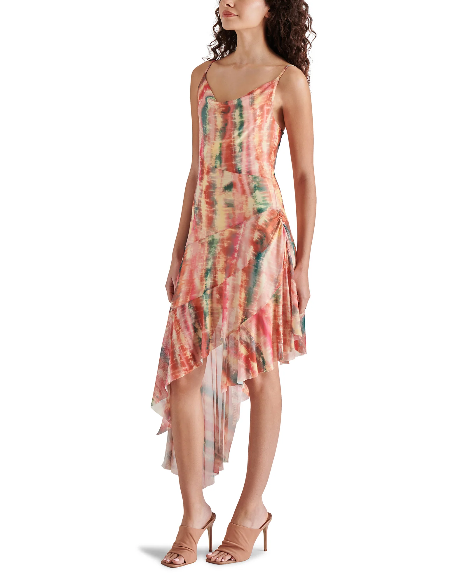 CALLA DRESS ORANGE MULTI