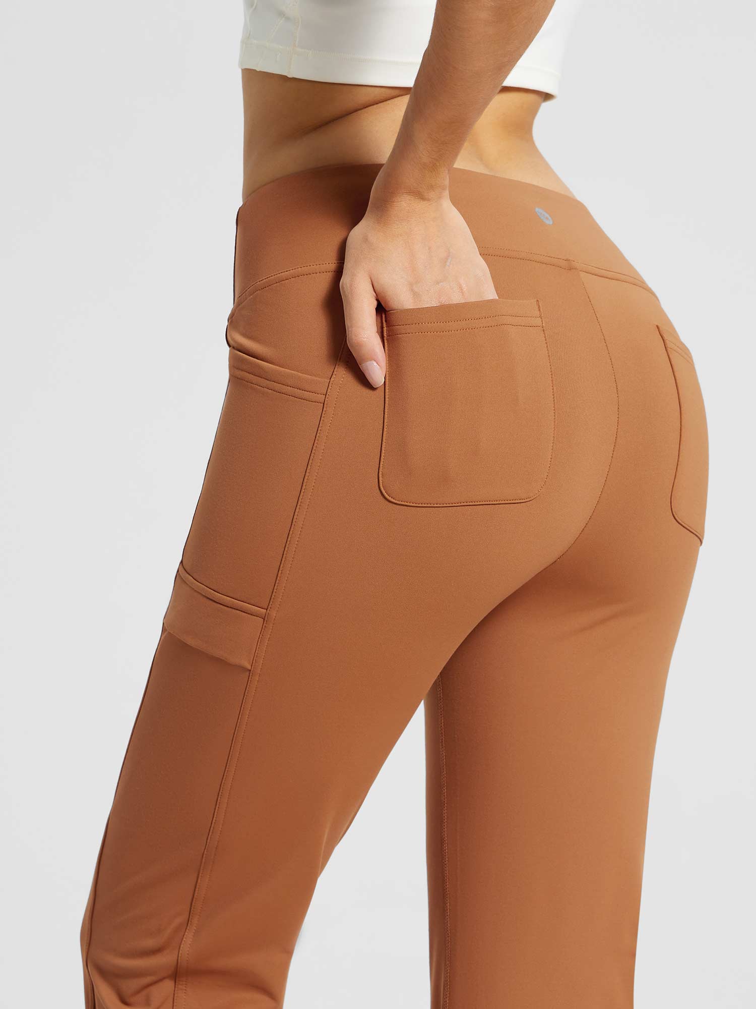 Evergreen Fleece Straight-Leg Trousers