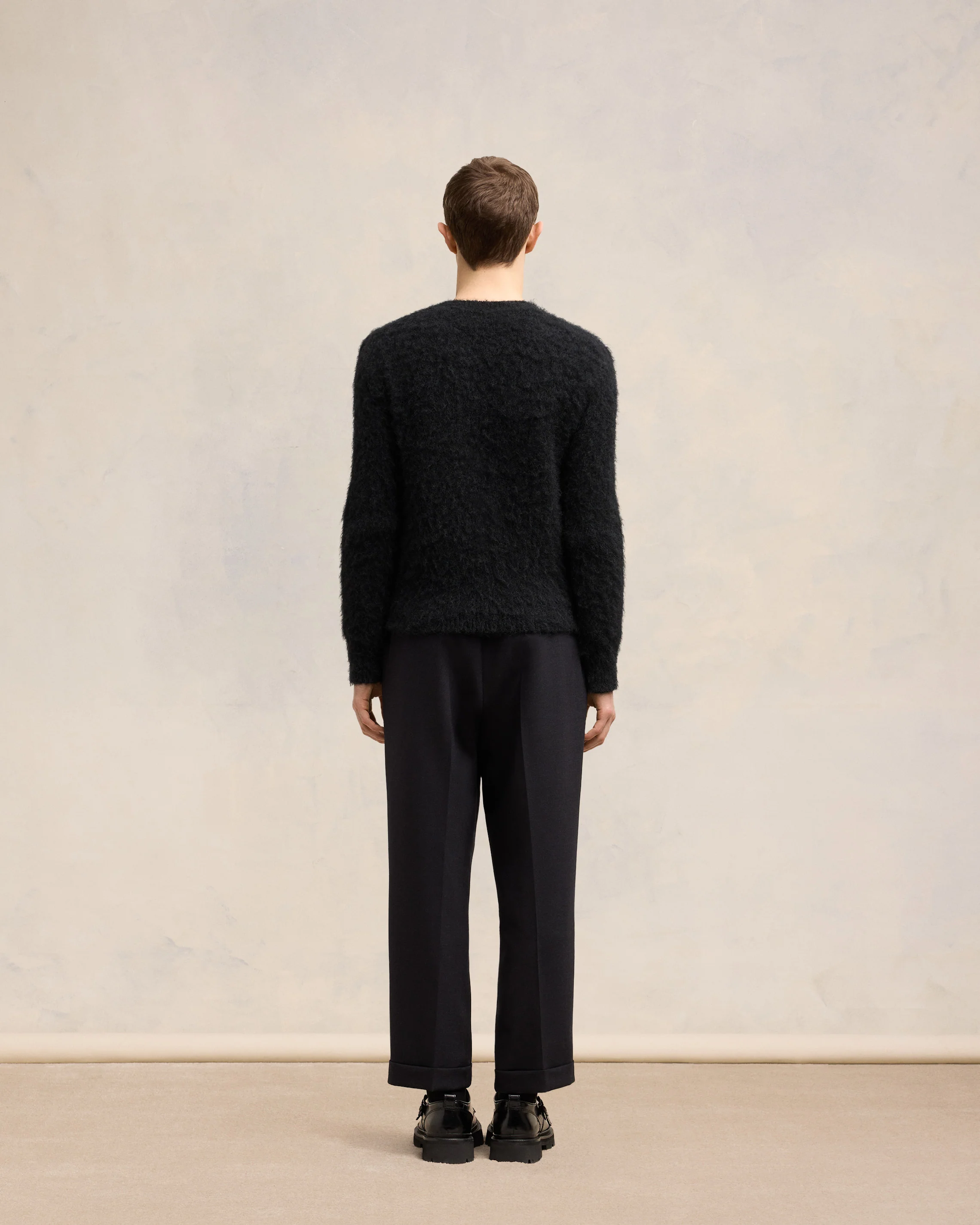 Alpaca Mohair Brushed Sweater