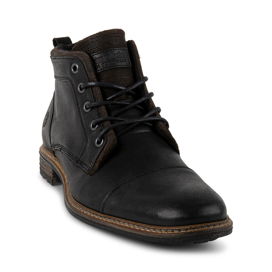 BRONTE BLACK LEATHER