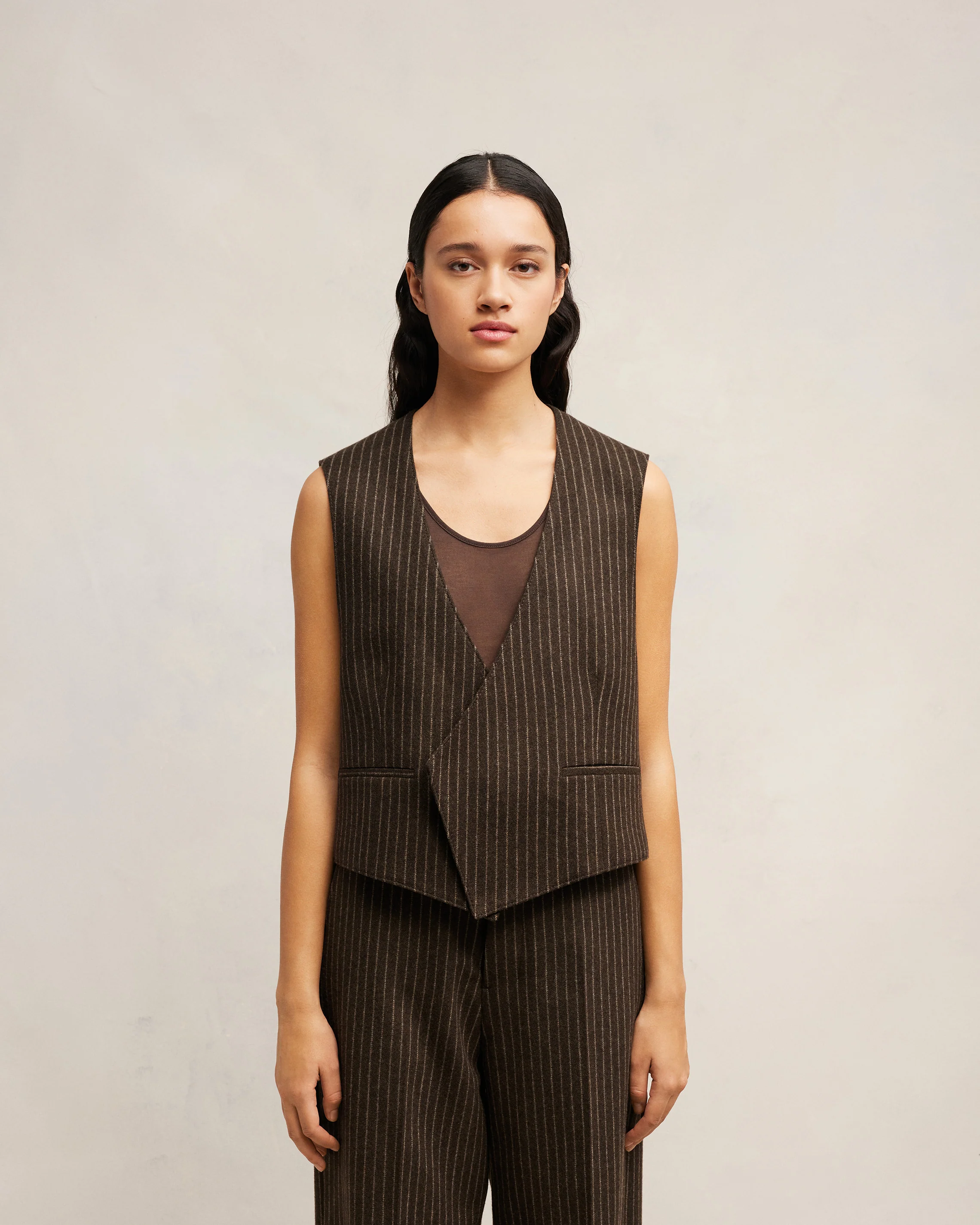 Sleeveless Military Jacket