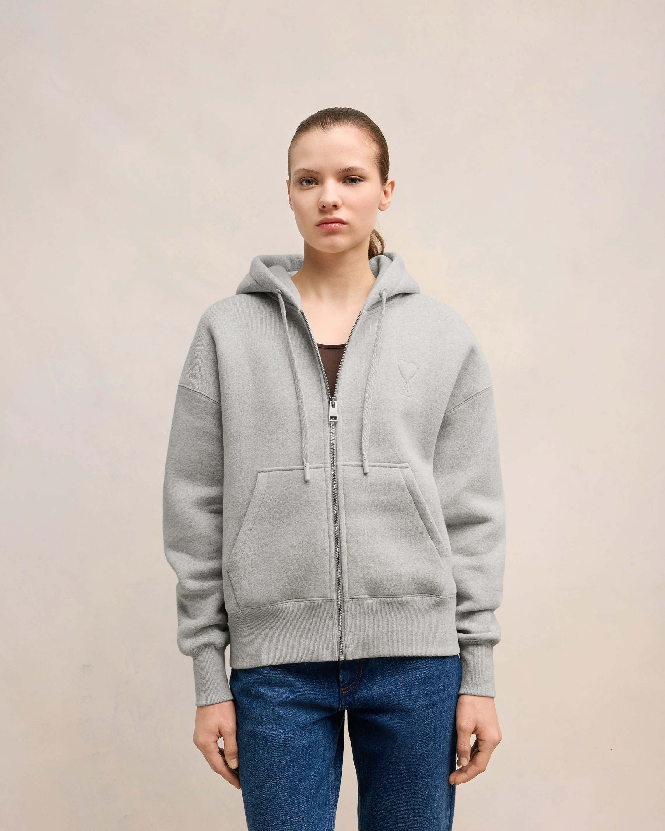 Zipped Ami de Coeur Hoodie