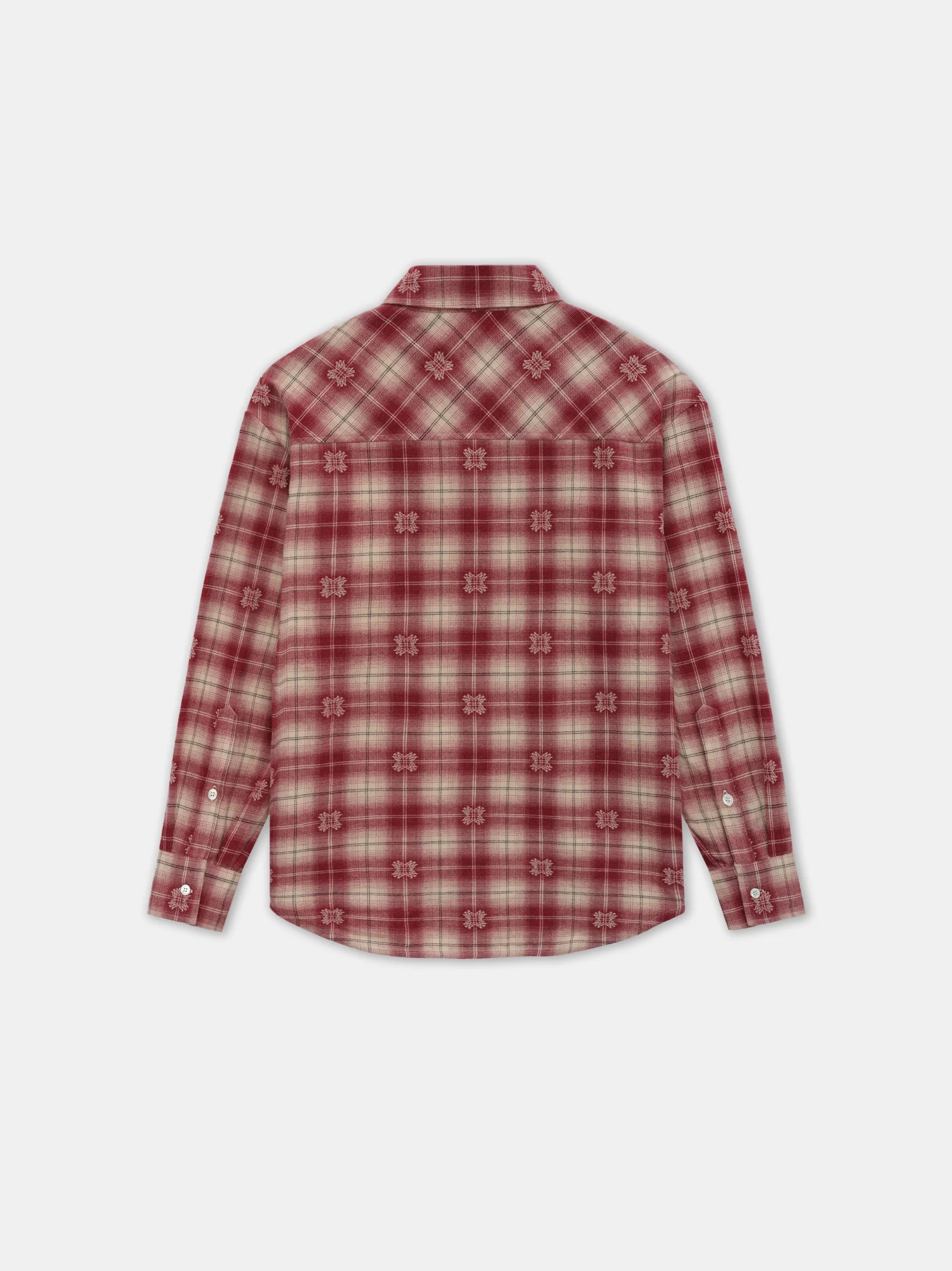WOMEN - WOMEN'S MA QUAD FLANNEL OVERSHIRT - Deep Red
