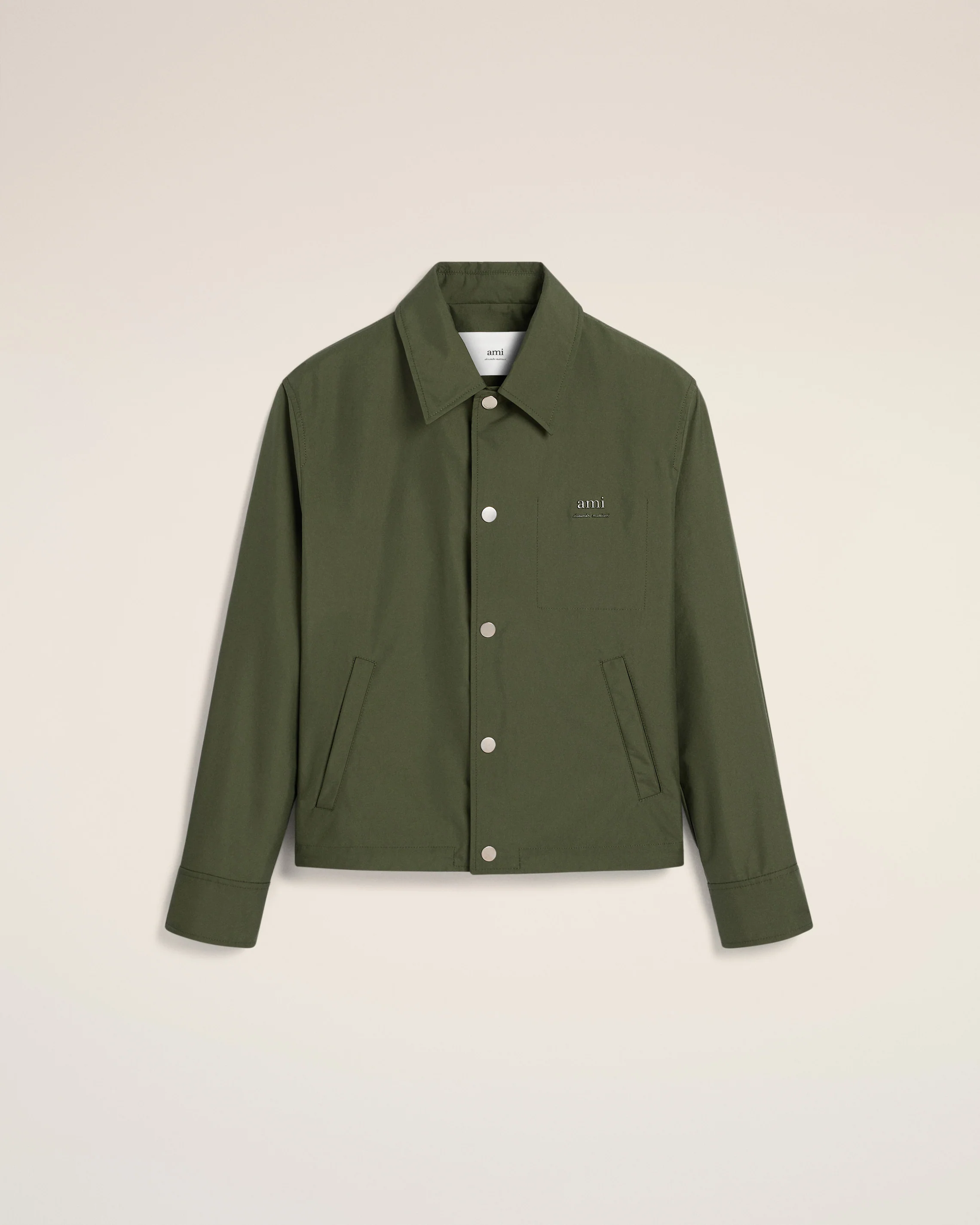 Green Buttoned Jacket