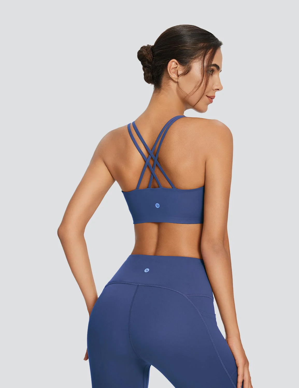 Nuleaf Spaghetti Strap Low Impact Bra