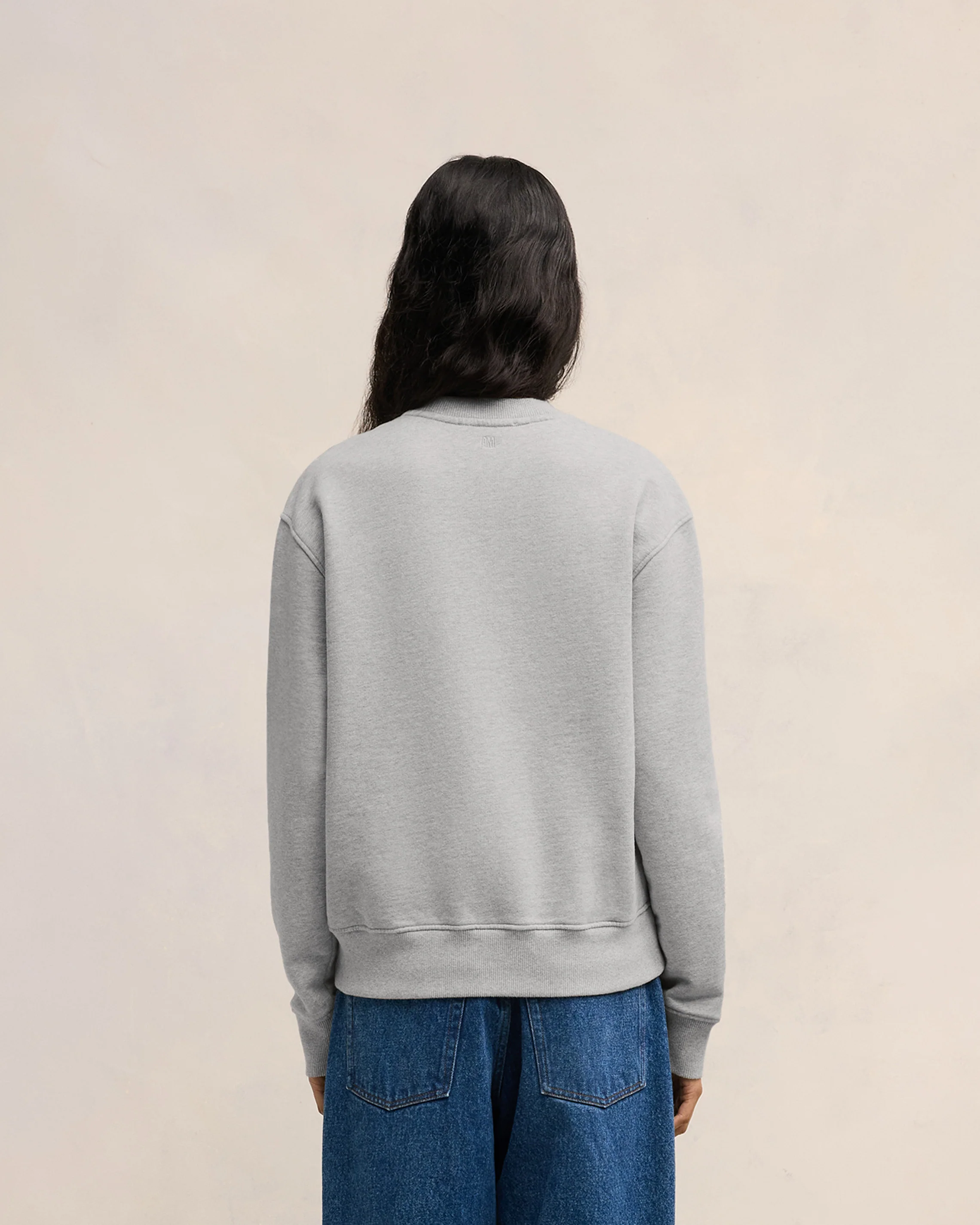 Grey Cotton Ami de Coeur Sweatshirt