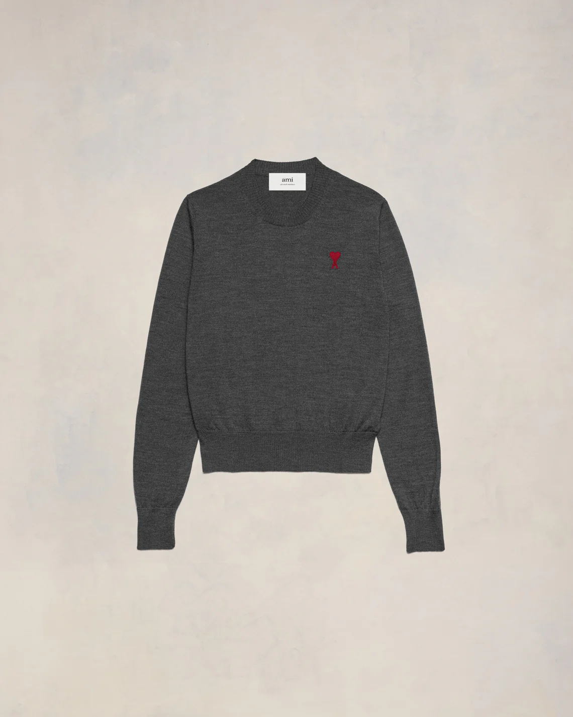 Red Ami de Coeur Crew Neck Sweater