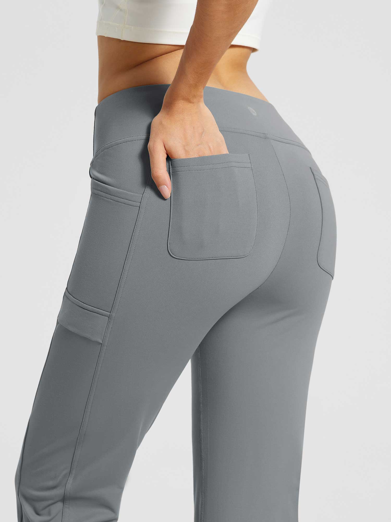 Evergreen Fleece Straight-Leg Trousers