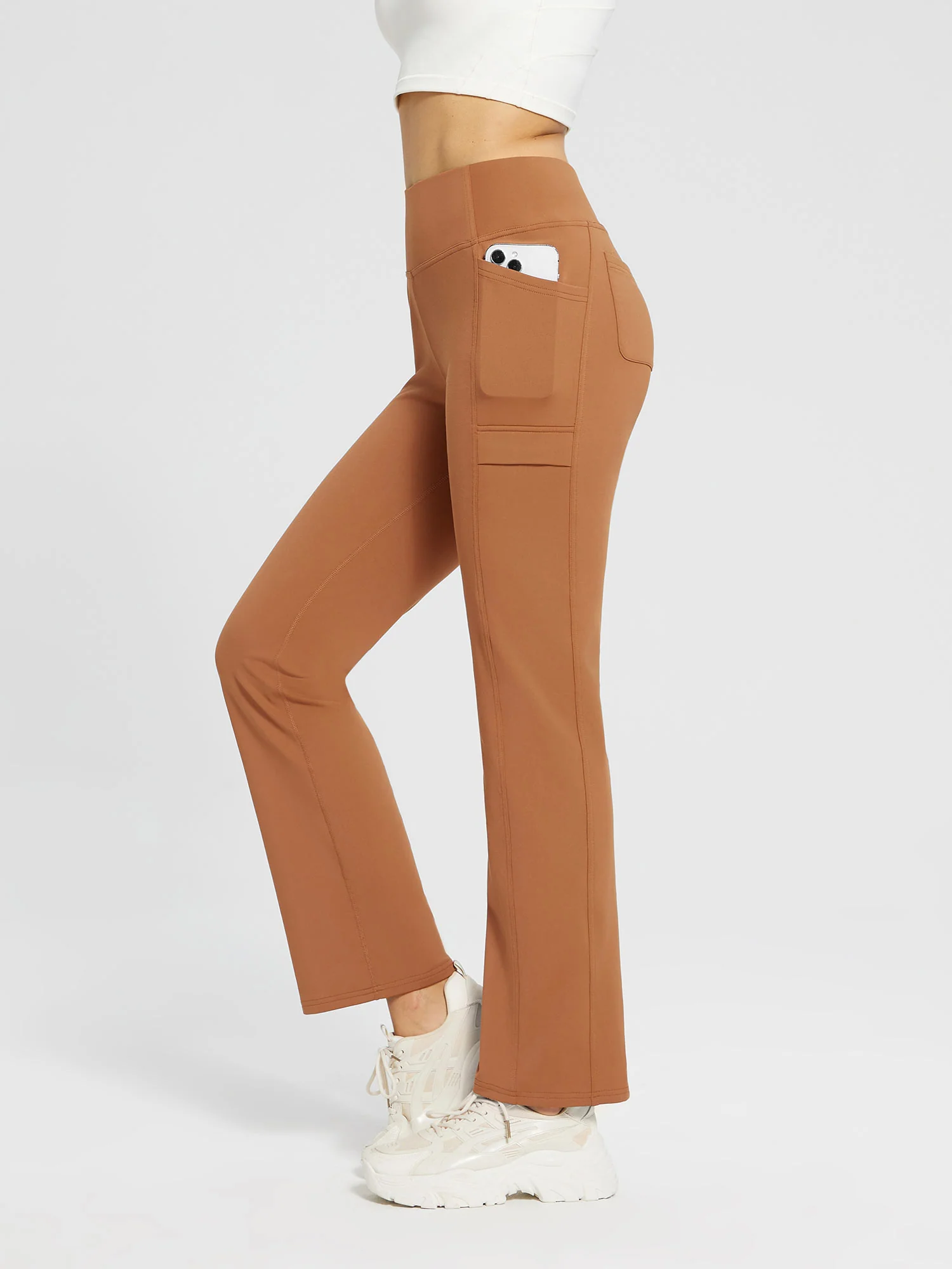 Evergreen Fleece Straight-Leg Trousers