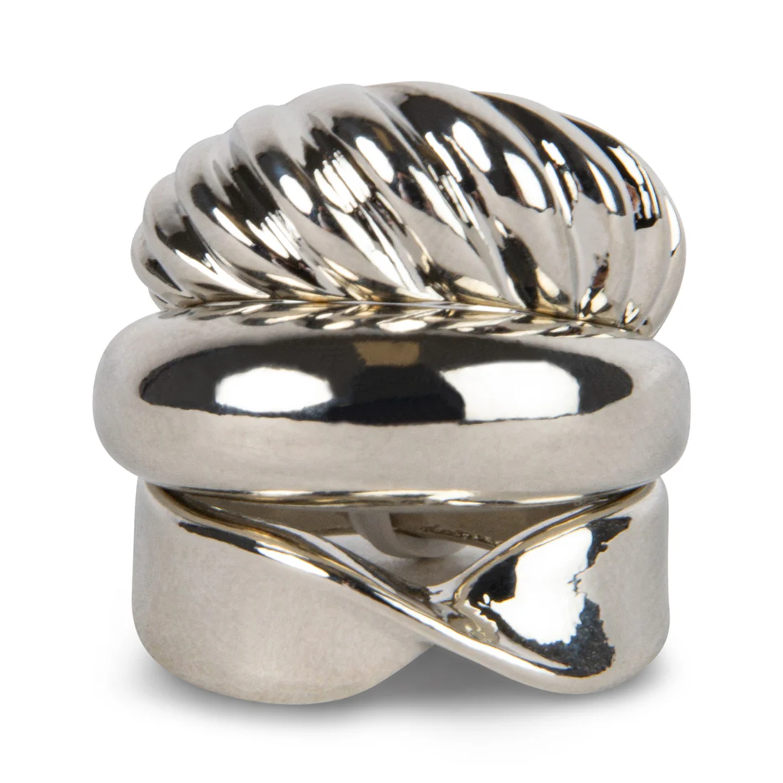 TRIPLE RING SET SILVER