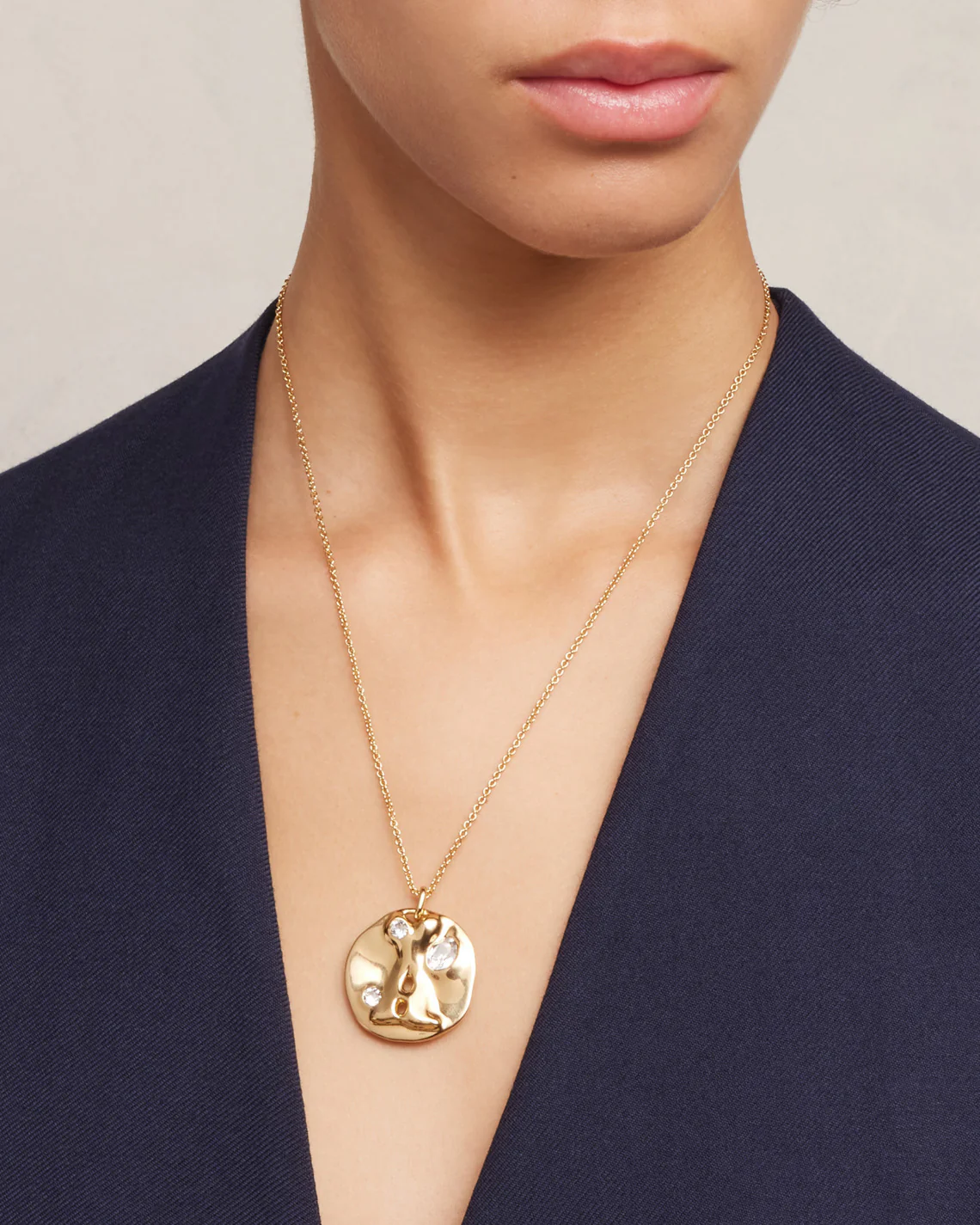 Ami de Coeur Medal Necklace