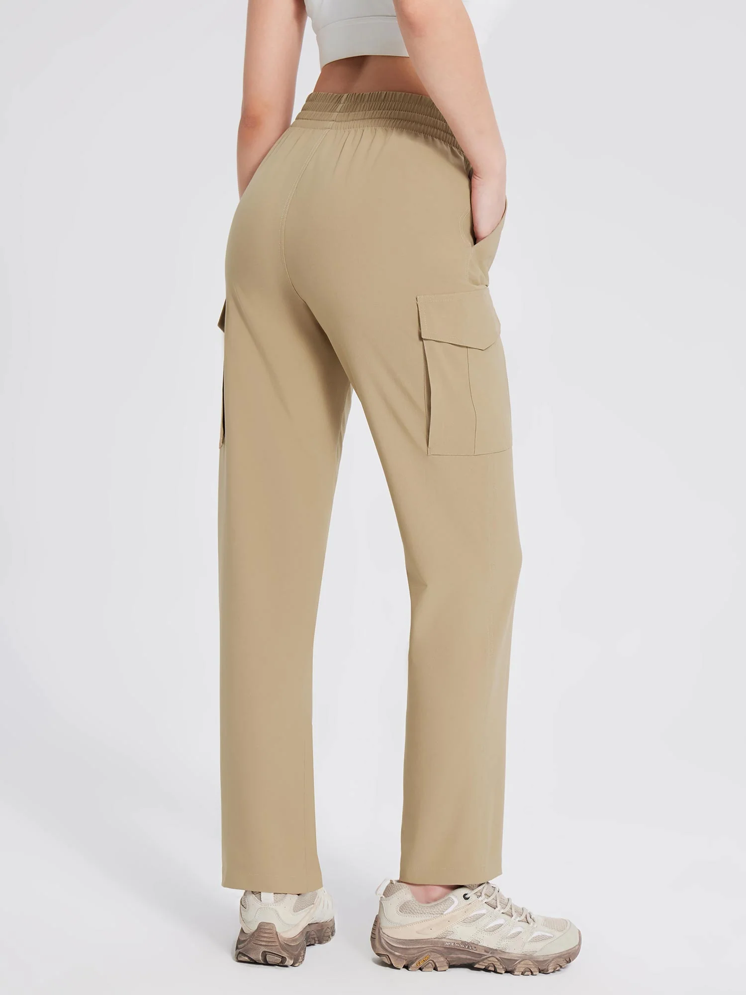 Laureate Utility Big Pocket Straight-Leg Pants