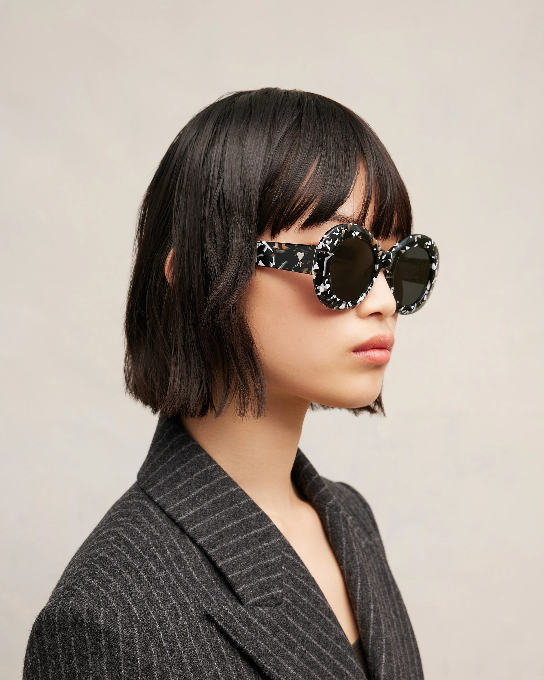 Rounded Ami de Coeur Sunglasses