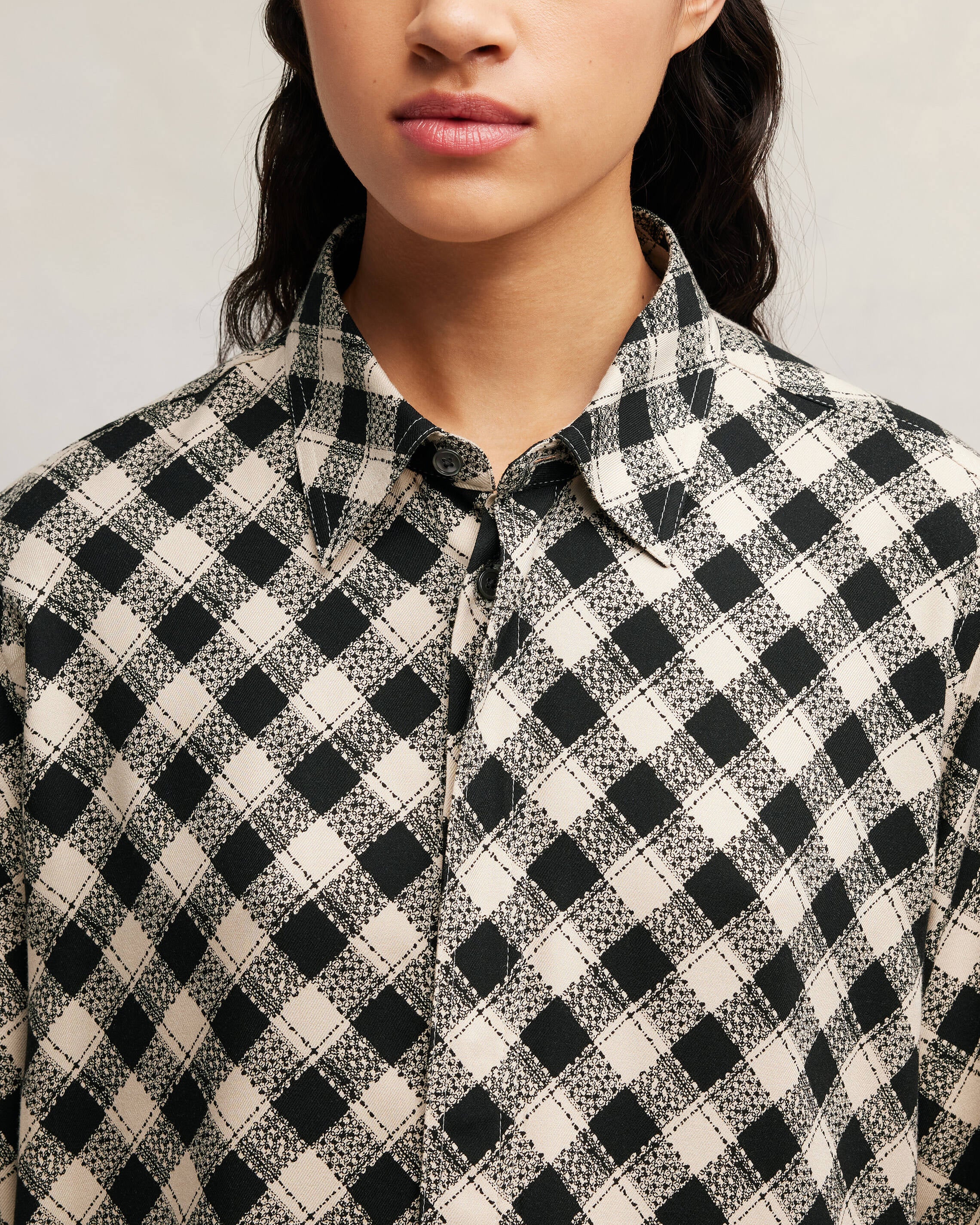 Double Topstitching Classic Shirt