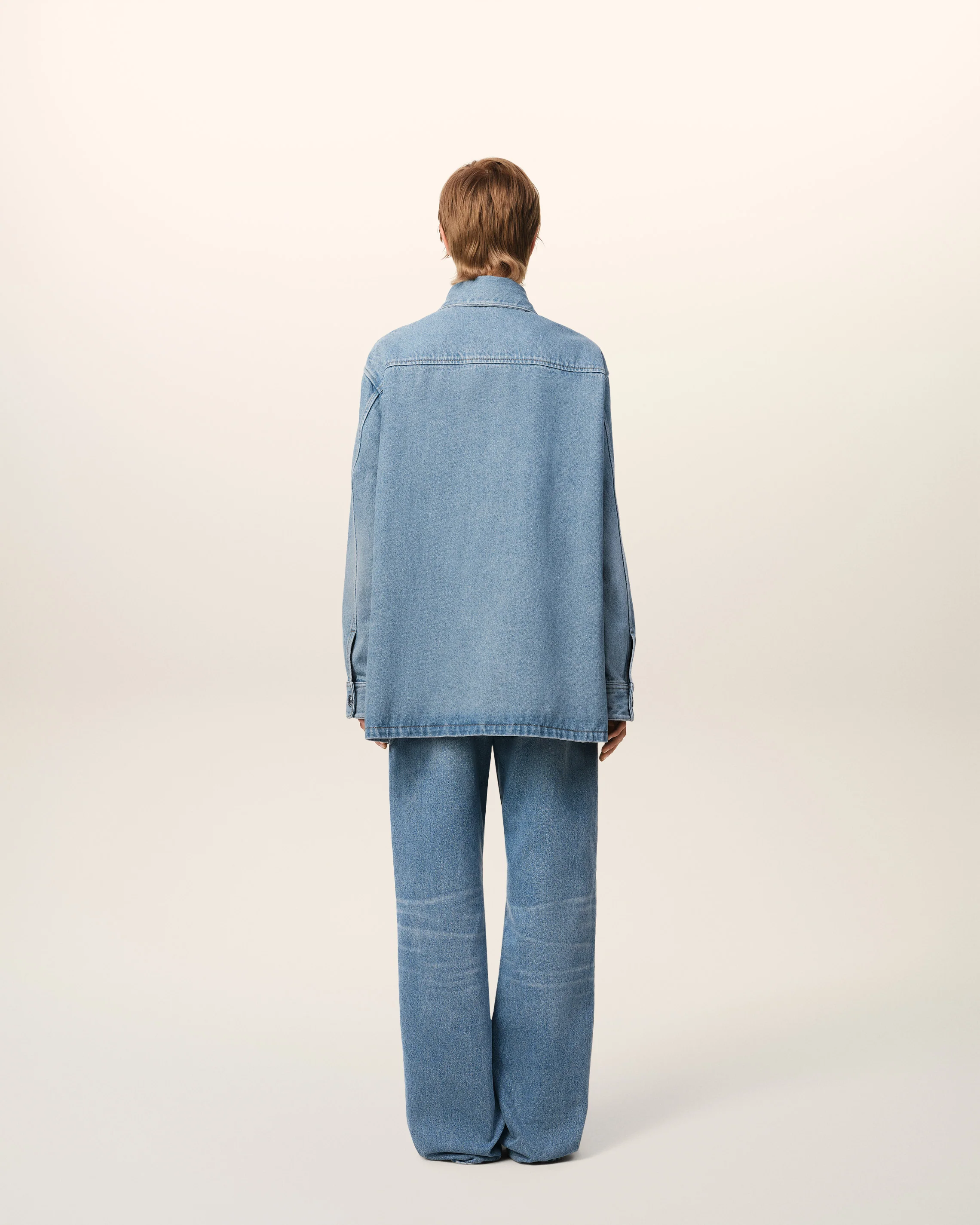 Blue Cotton Ami de Coeur Overshirt