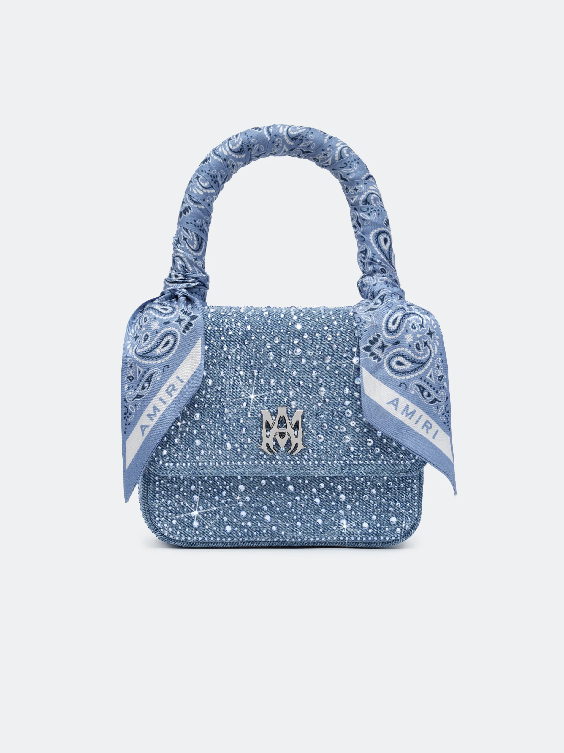WOMEN - WOMEN'S CRYSTAL DENIM MICRO MA BAG - True Blue