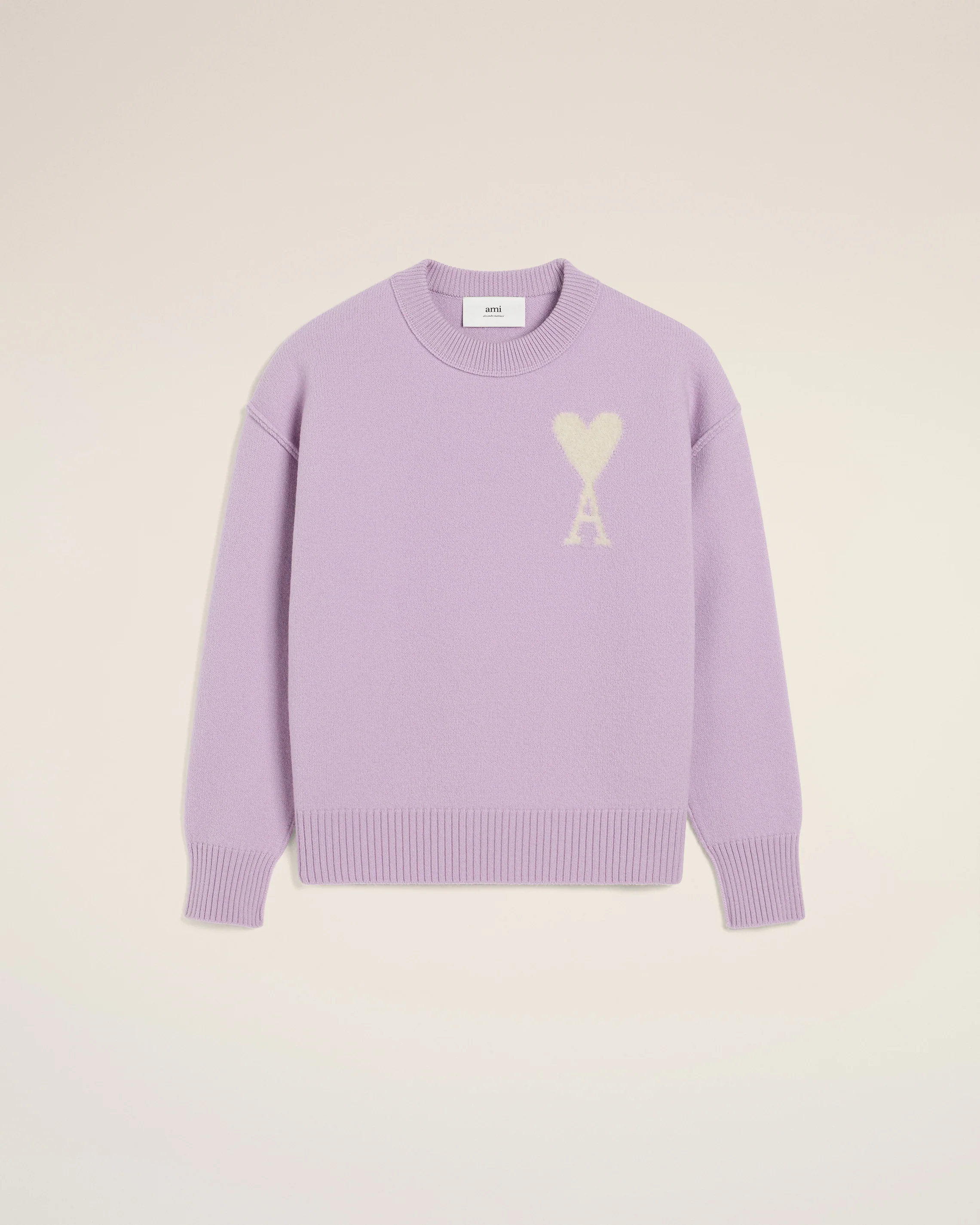 Purple Wool Ami de Coeur Sweater