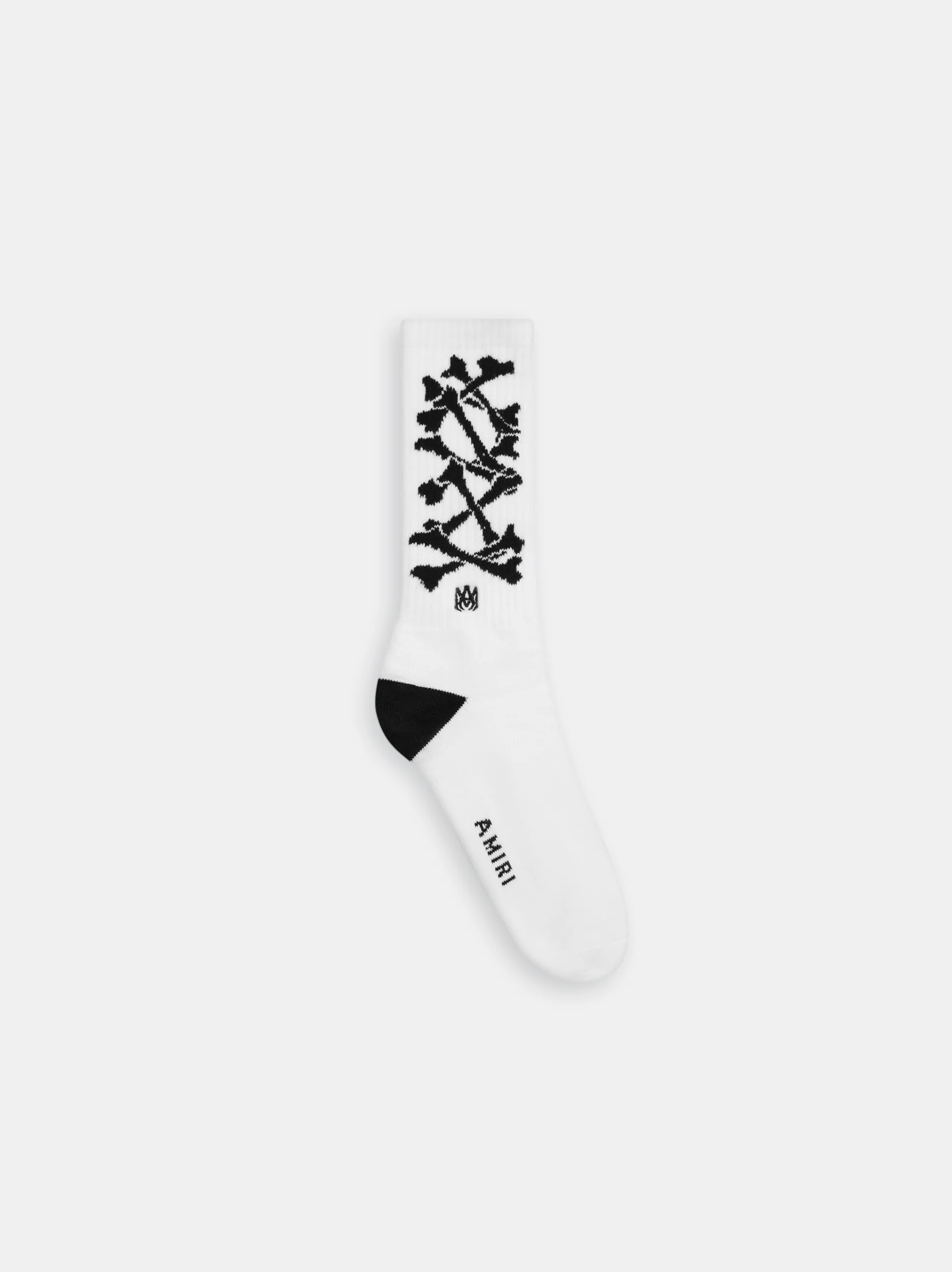KIDS - KIDS' BONES STACKED SOCKS - White Black
