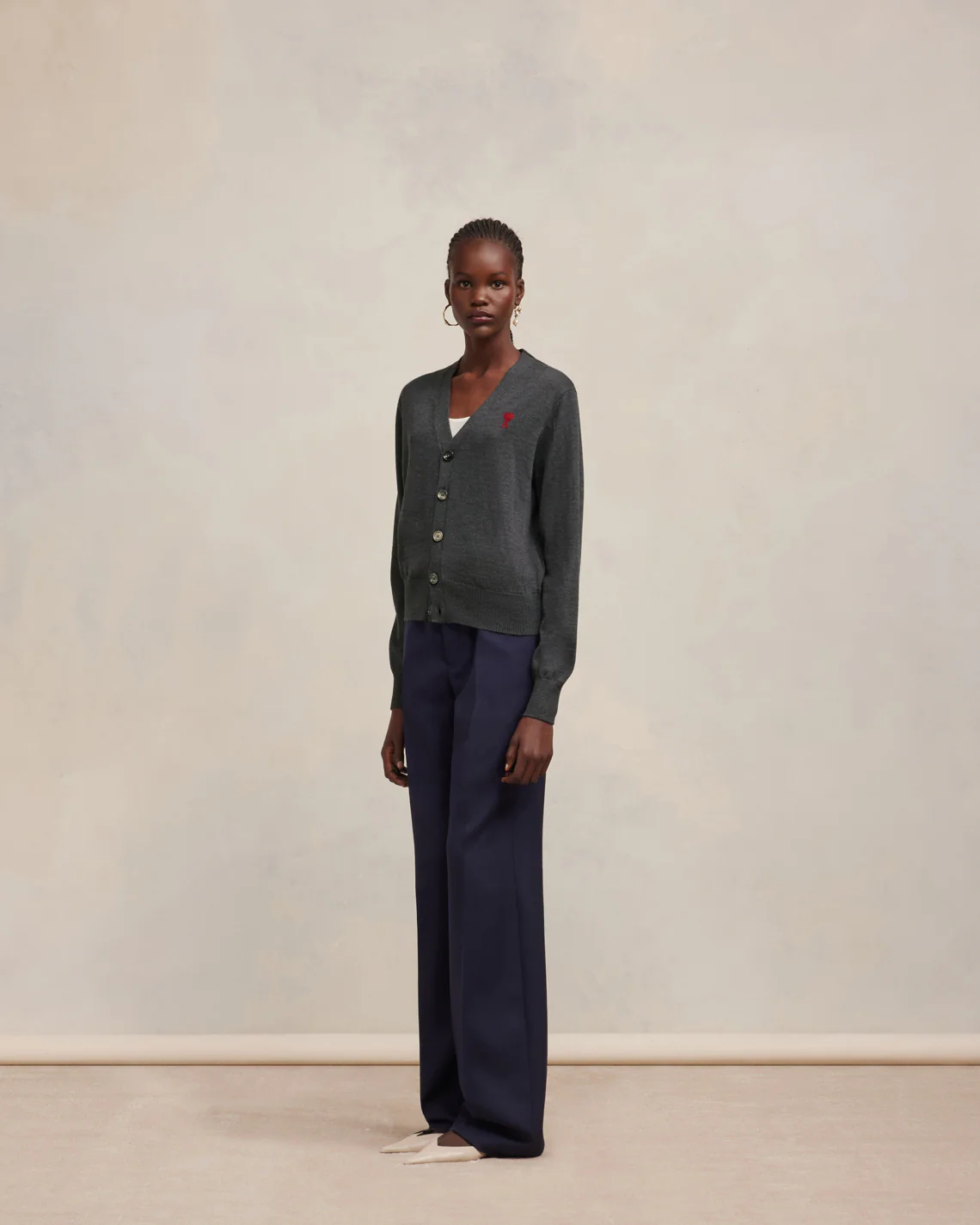 Red Ami de Coeur Cardigan