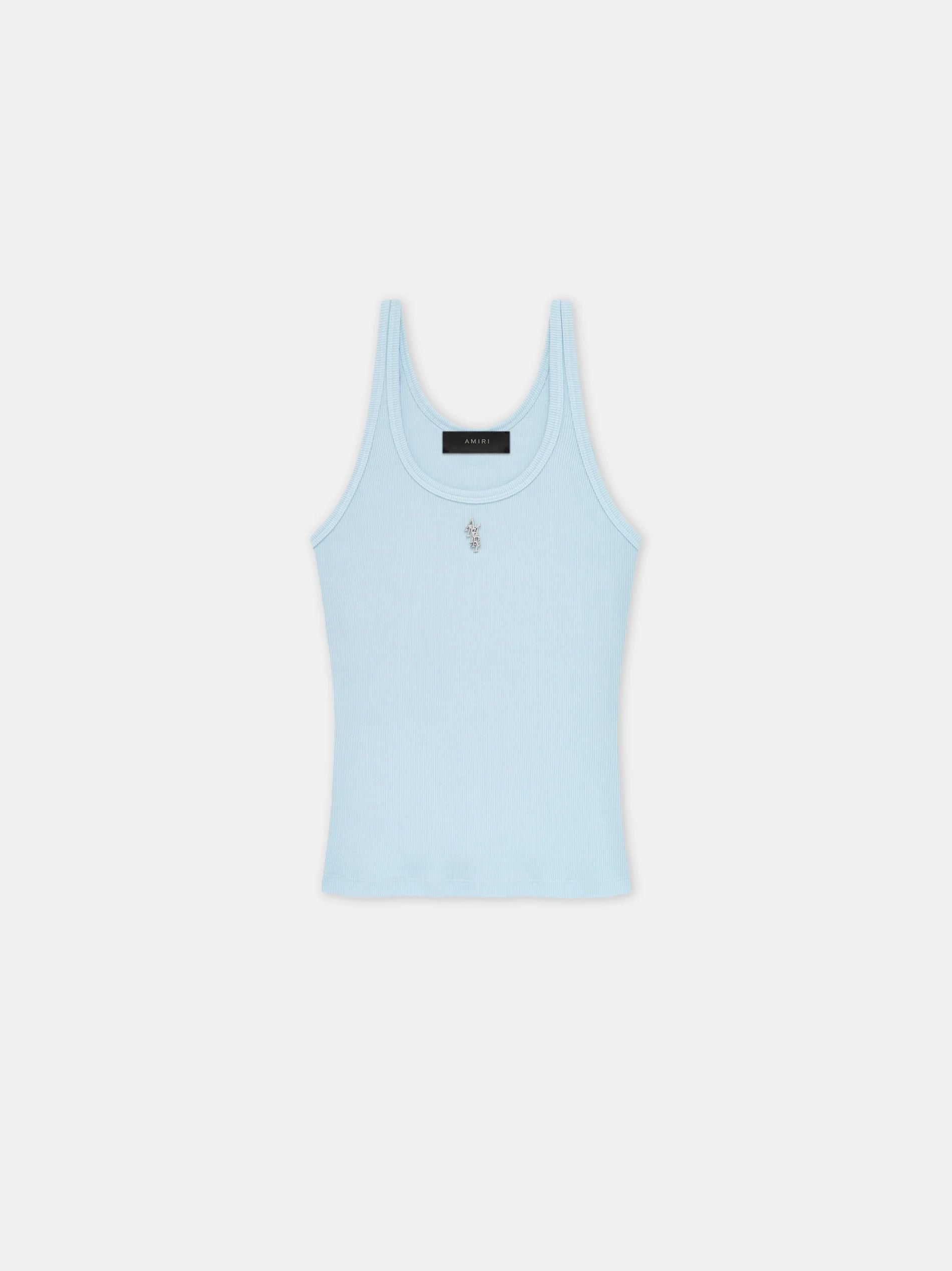 WOMEN - WOMEN'S AMIRI STACKED RIBBED TANK - Cerulean