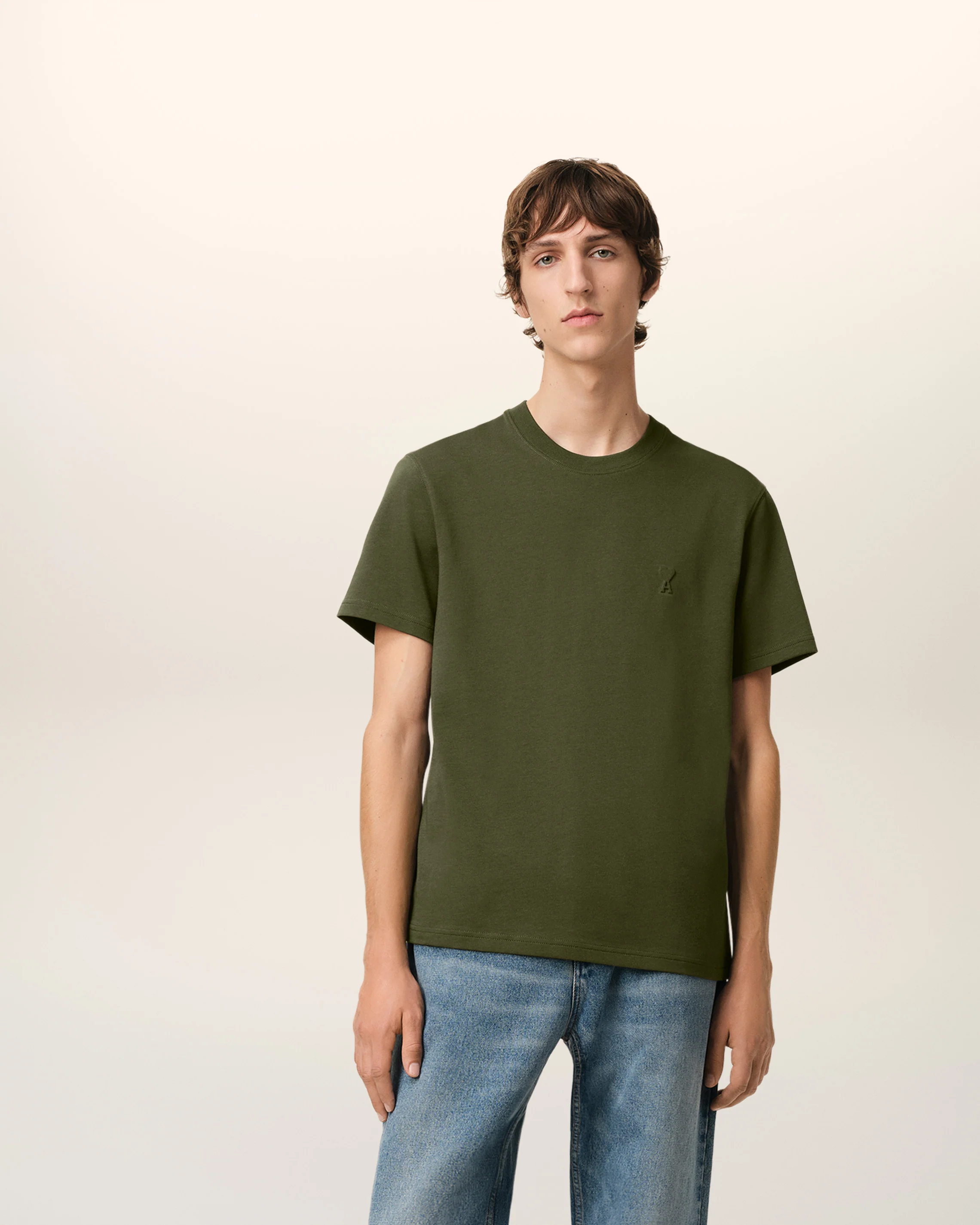 Green Cotton Ami de Coeur T-Shirt