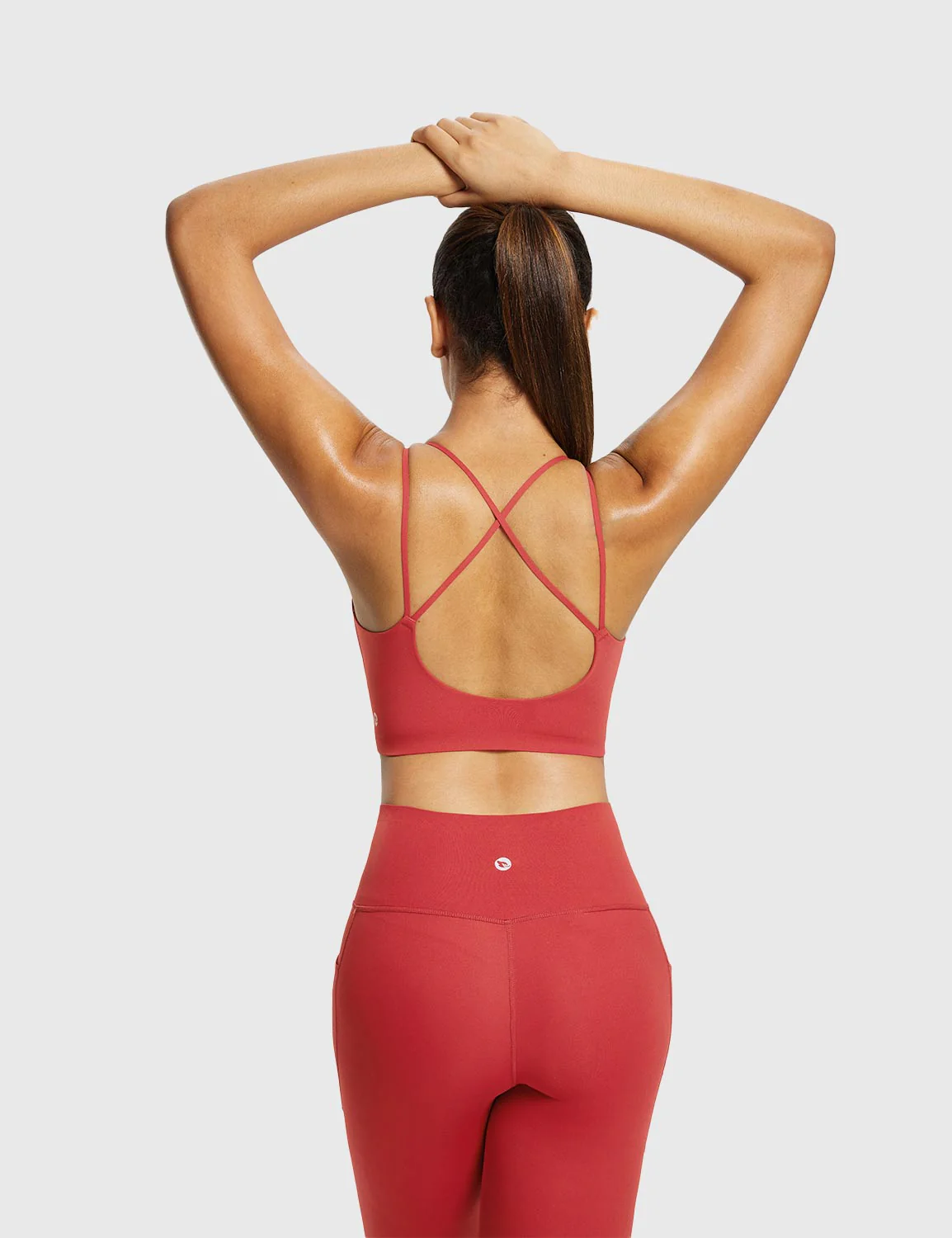 Freeleaf Cross-Strap Low-Impact Sports Bra