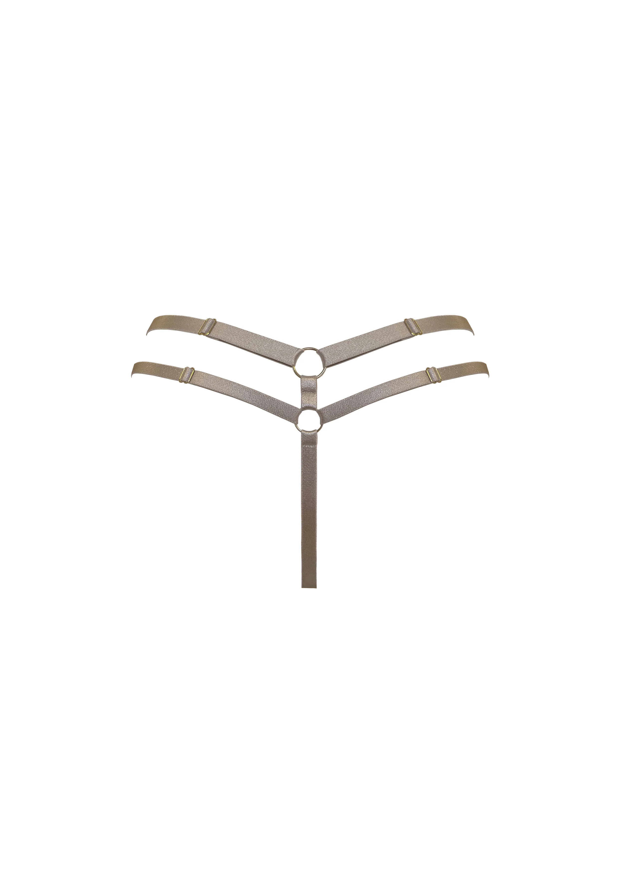 Square Lace Revived Strap Thong