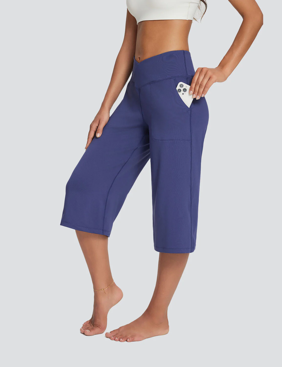 Laureate Crossover High Rise Wide-leg Pants