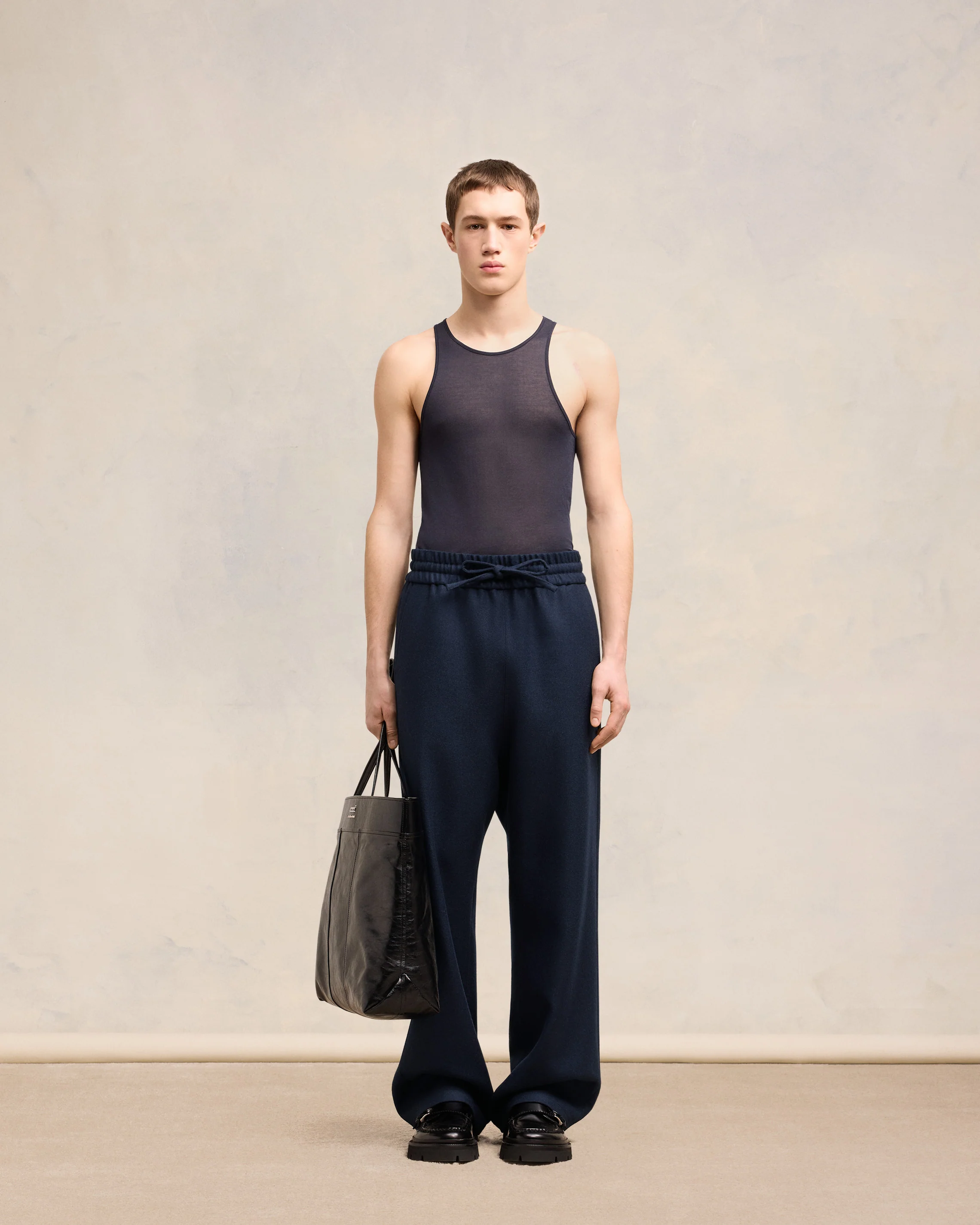 Wide Elasticated Waist Trousers