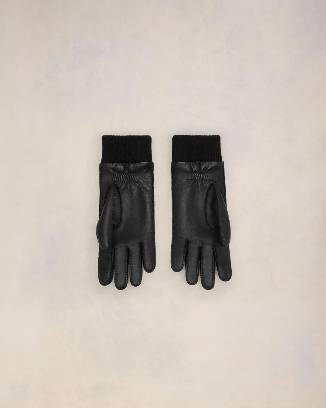 Ami de Coeur Leather Patch Gloves