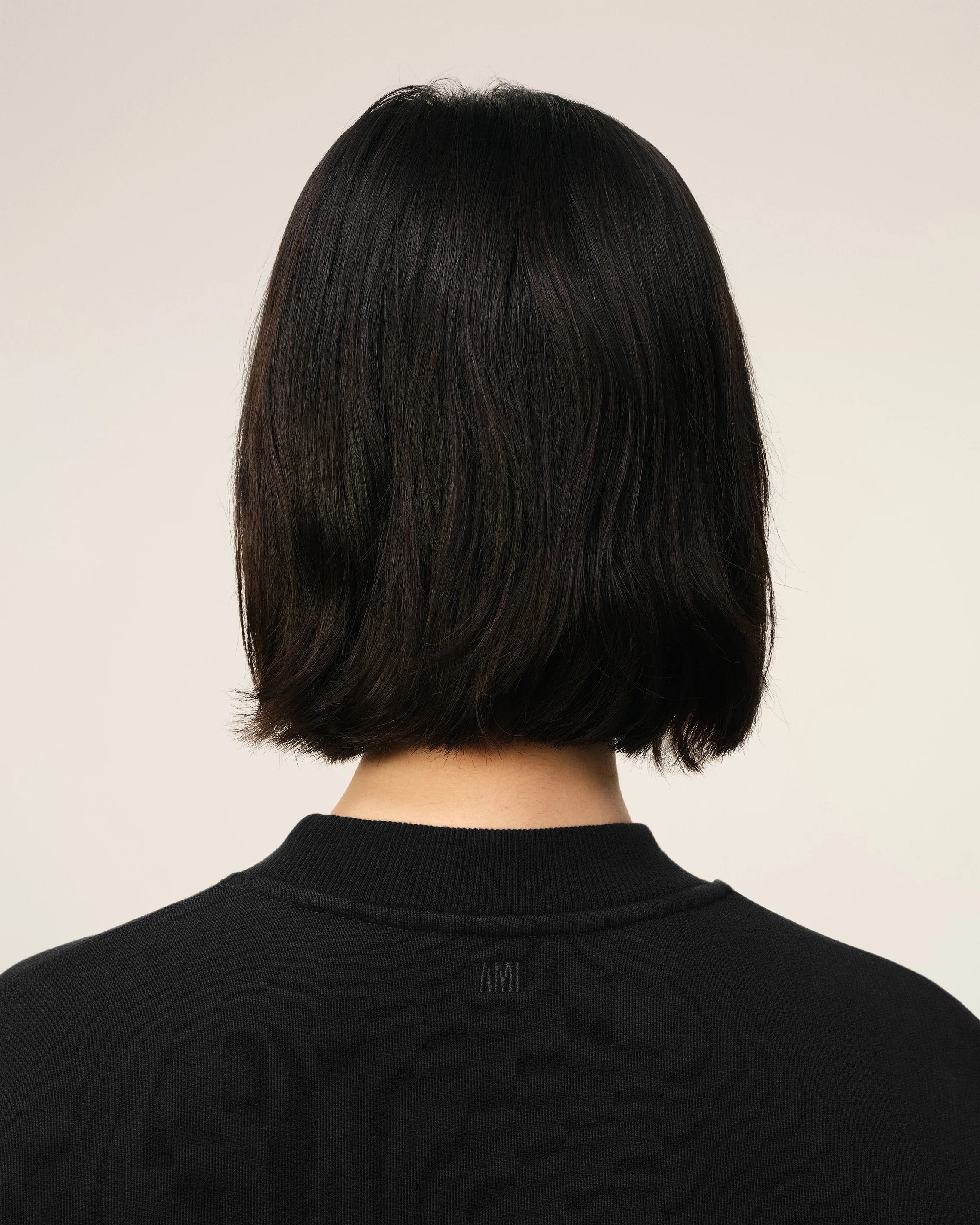 Black Cotton Ami de Coeur Sweatshirt