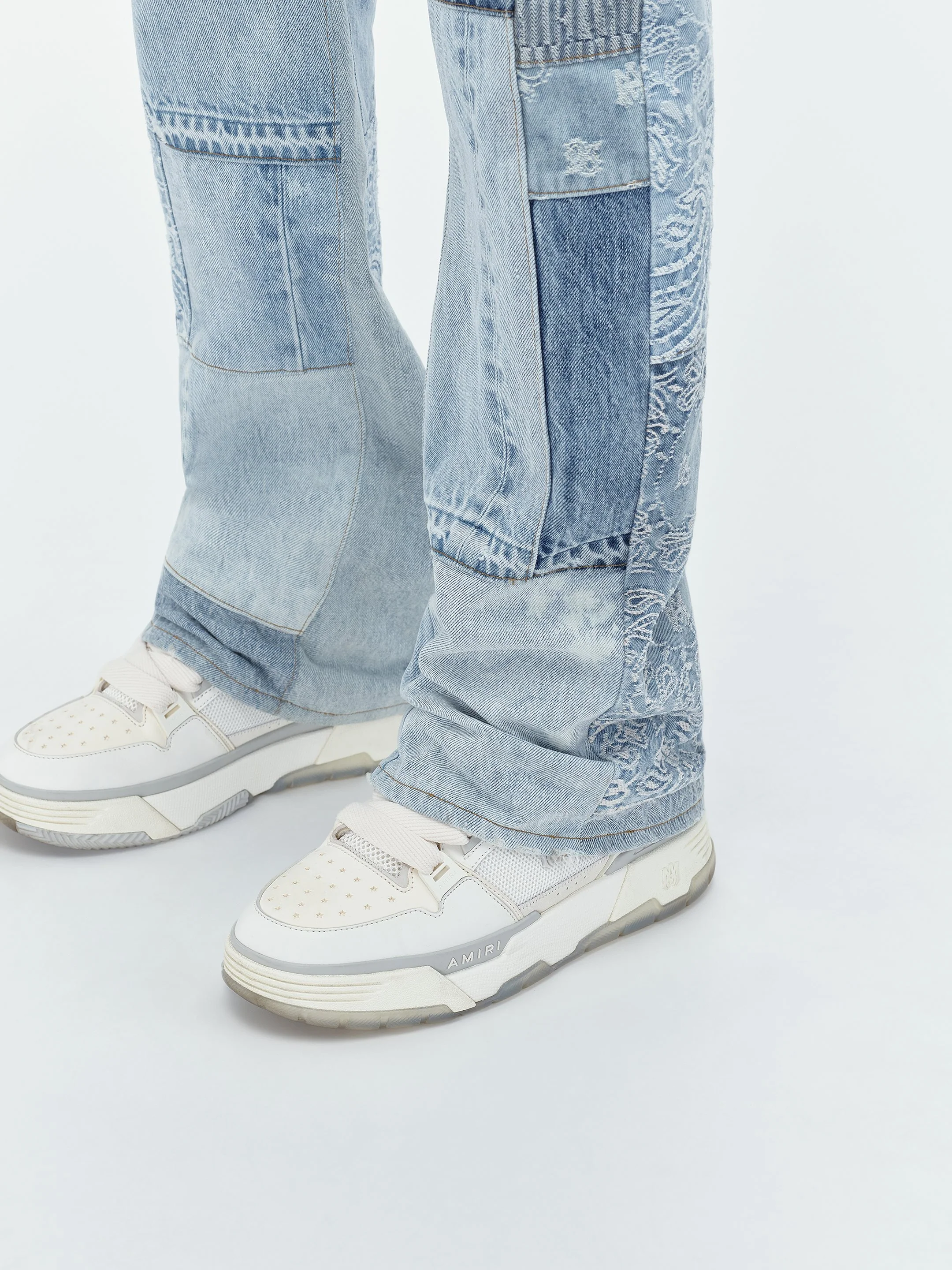 PATCHWORK FLARE JEAN - Multi