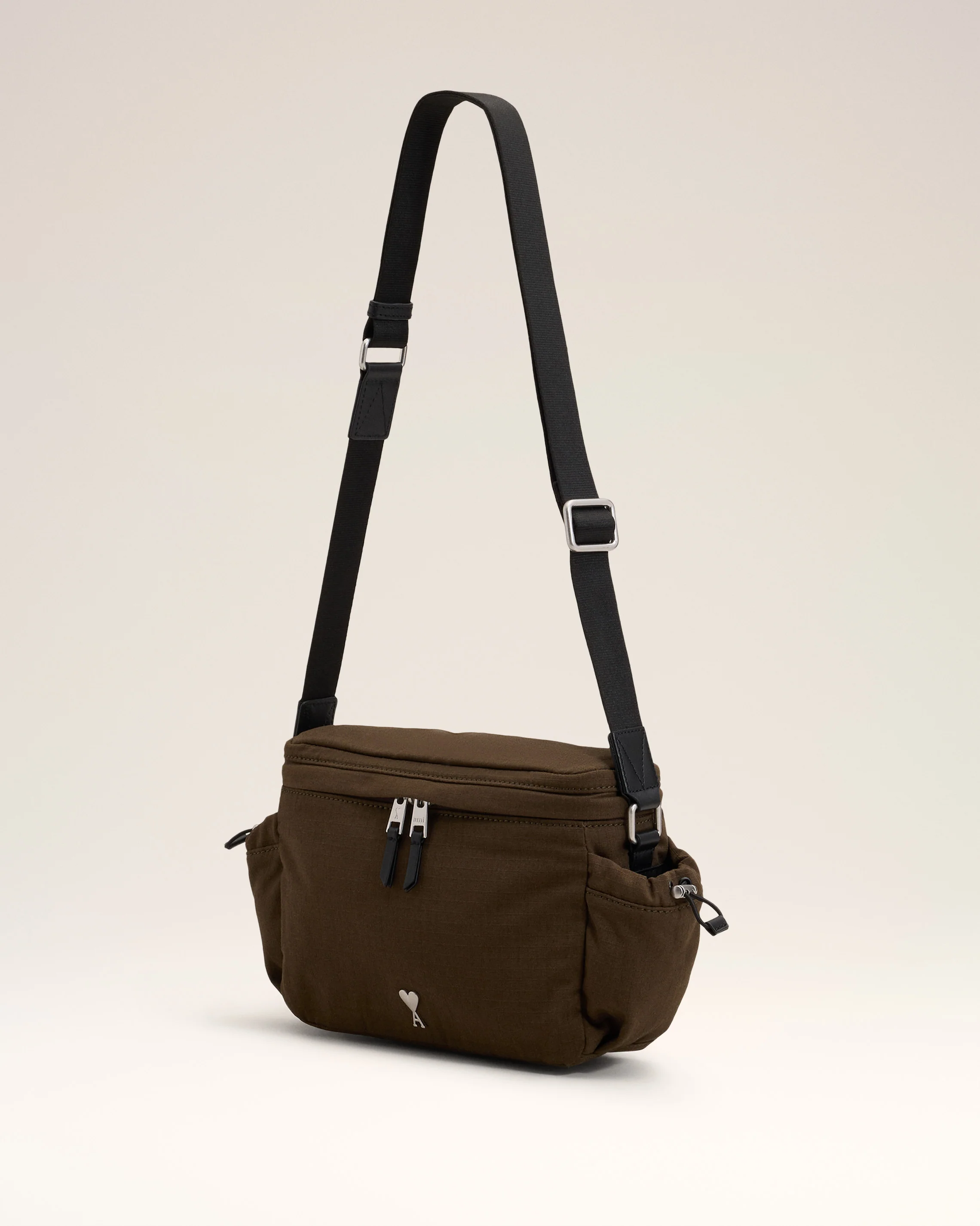 Green Canvas Ami de Coeur Messenger Bag