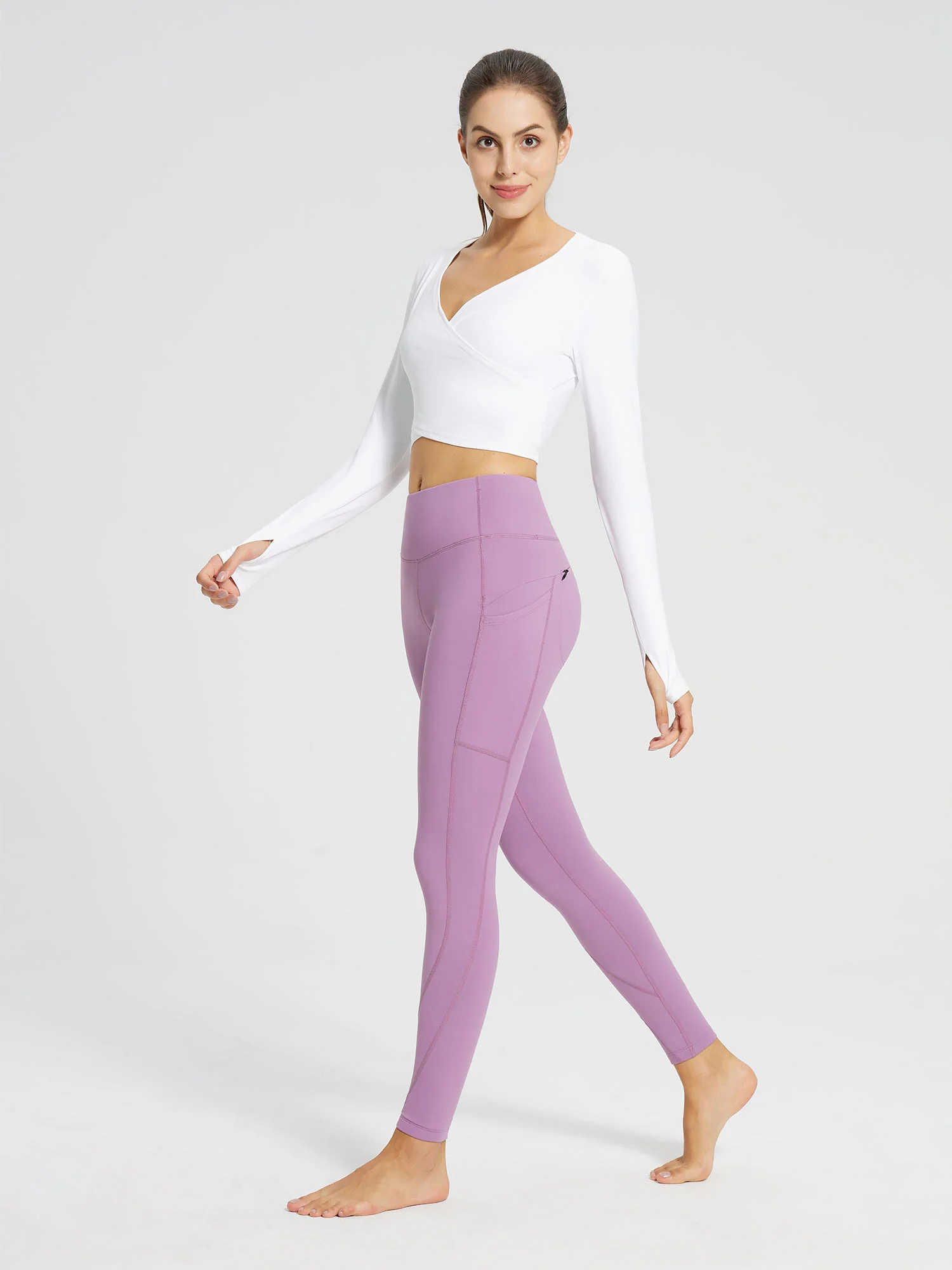 Laureate Fleece-Lined High Rise Pocket Leggings