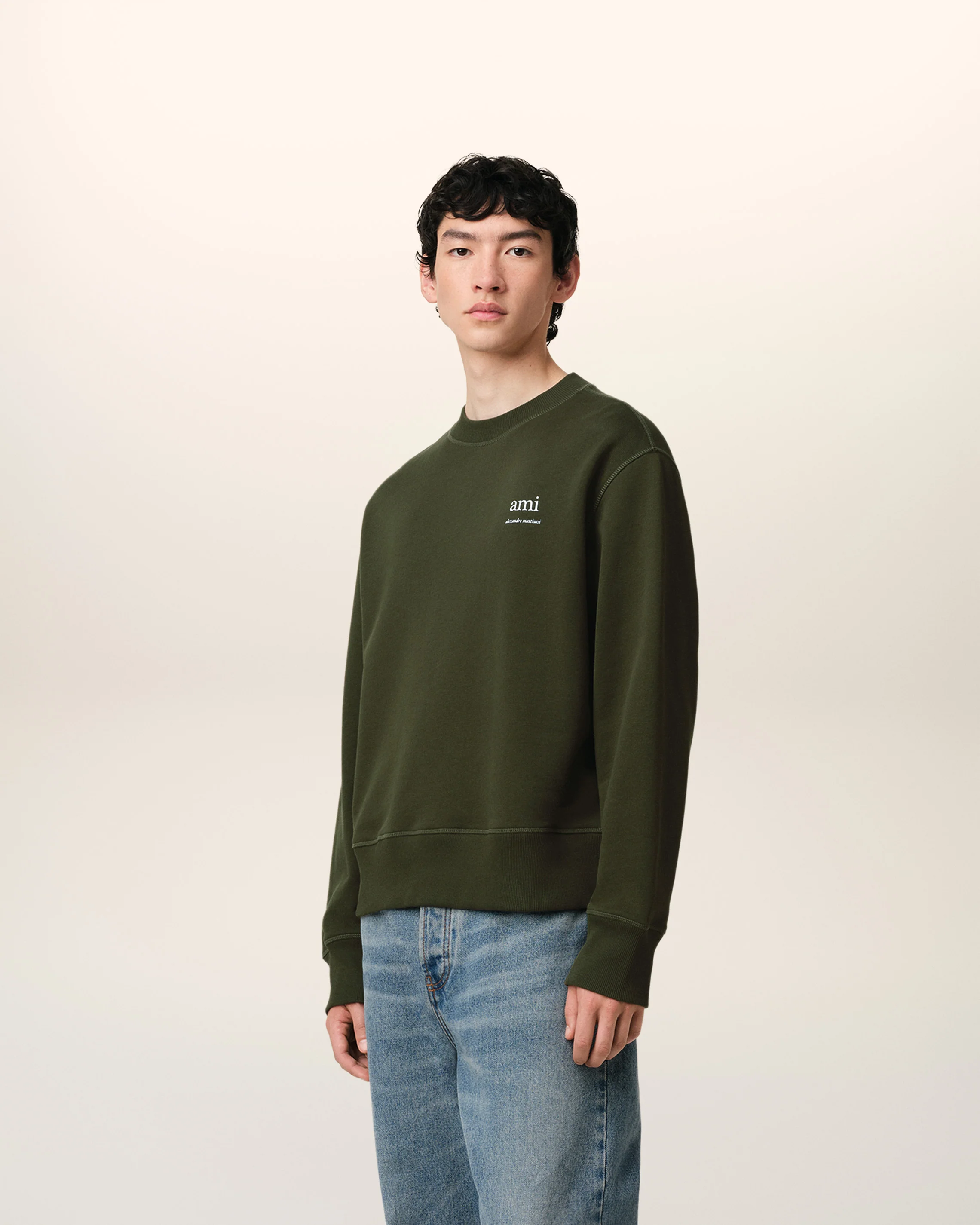 Green Cotton Sweatshirt