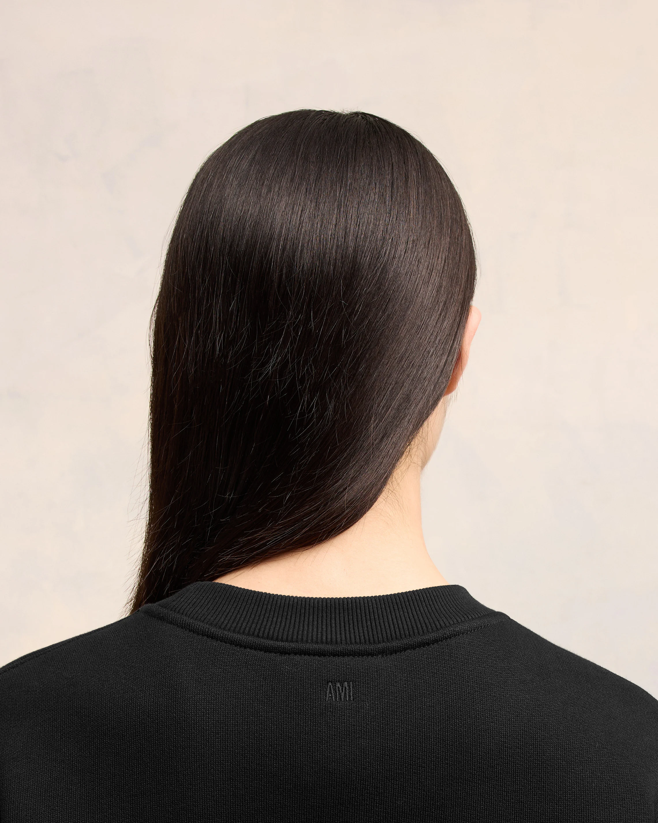 Black Cotton Ami de Coeur Sweatshirt