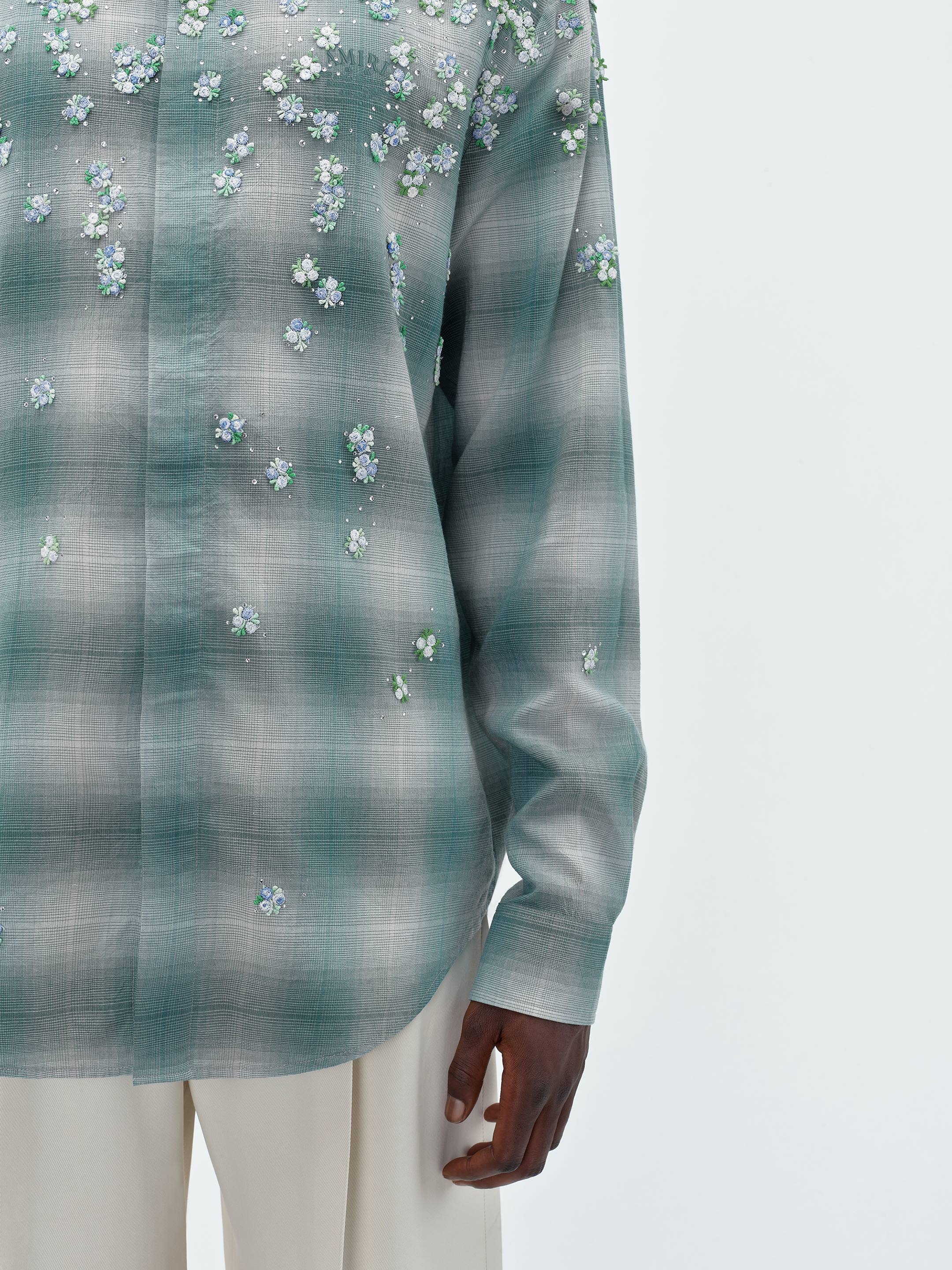 FLORAL FLANNEL - Blue