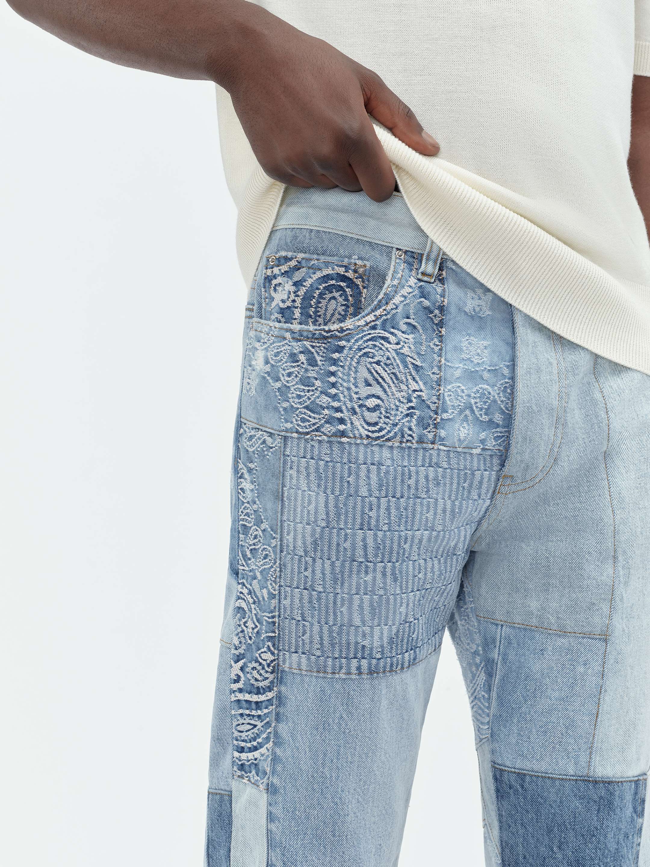 PATCHWORK FLARE JEAN - Multi