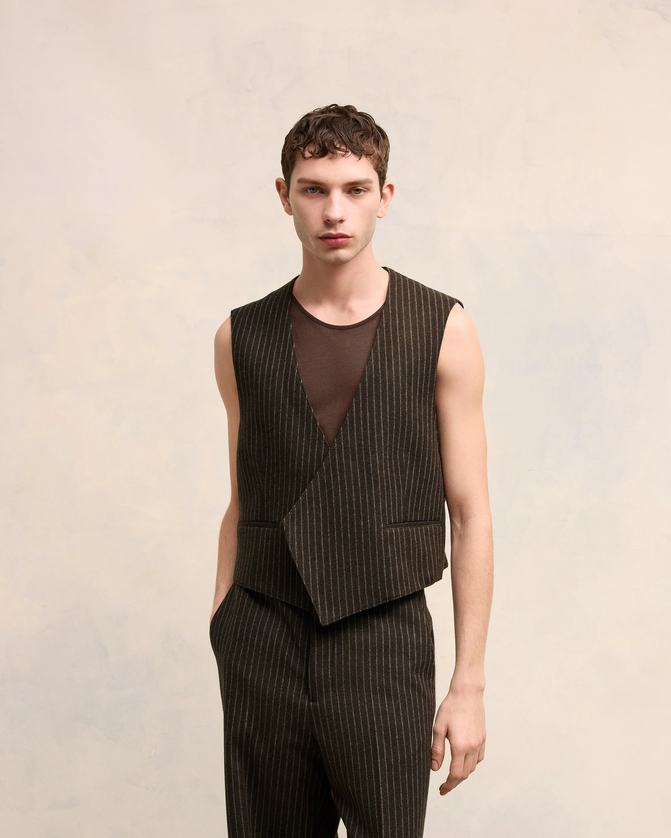 Sleeveless Military Jacket