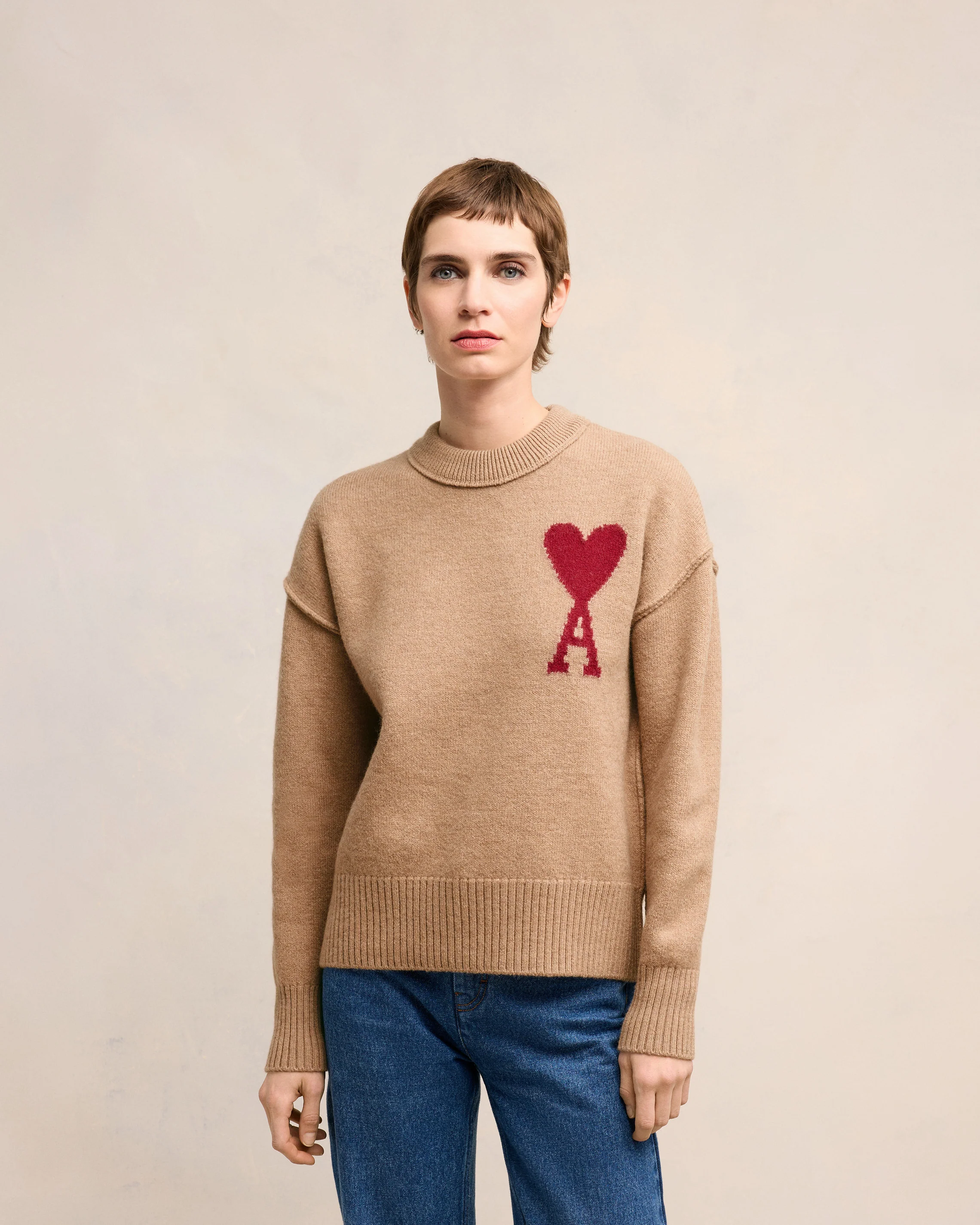 Red Ami de Coeur Sweater
