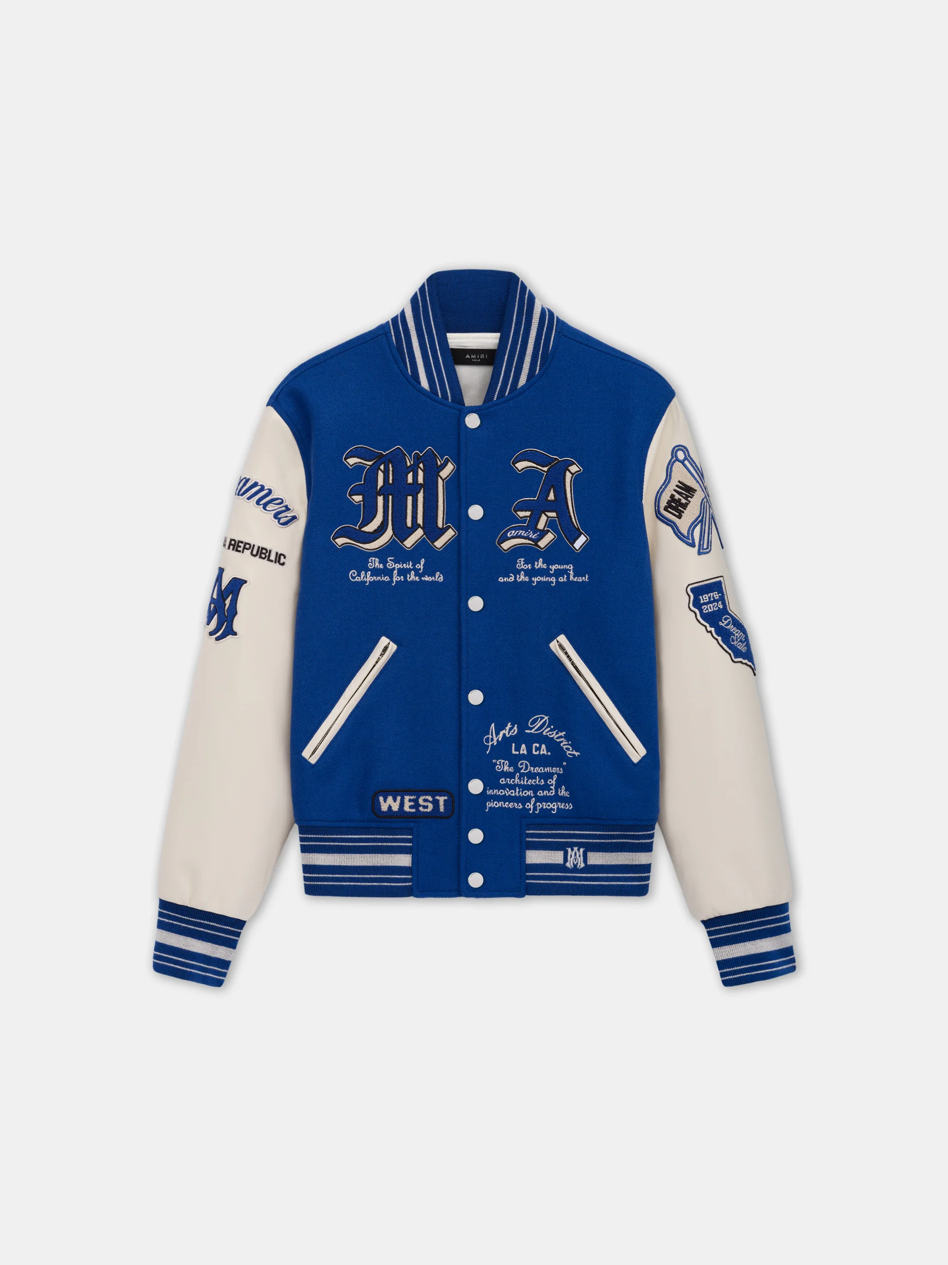DREAM TEAM VARSITY JACKET - Blue