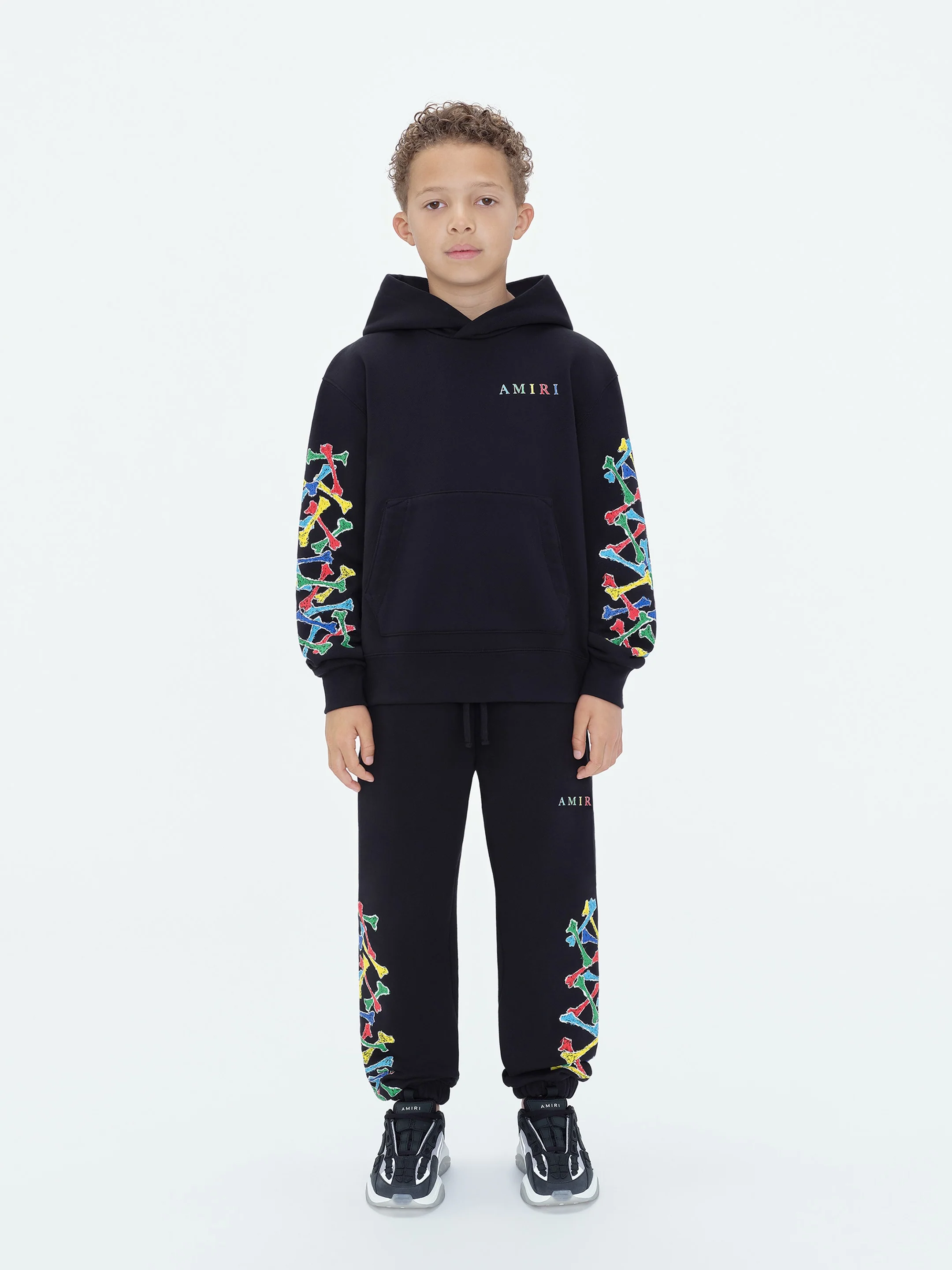 KIDS - Kids Amiri Bones Scribble Sweatpant - Black