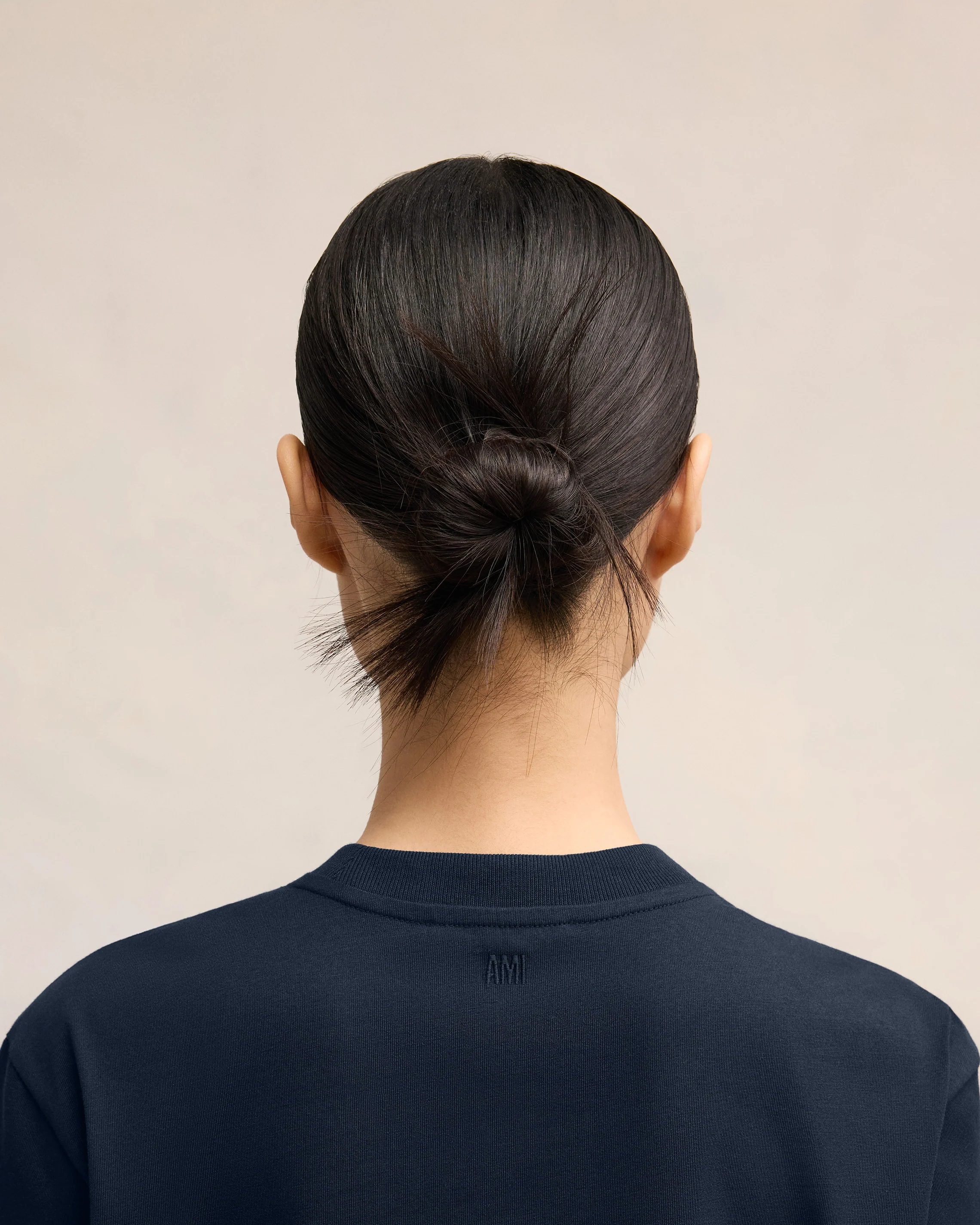 Navy Cotton Ami de Coeur T-Shirt