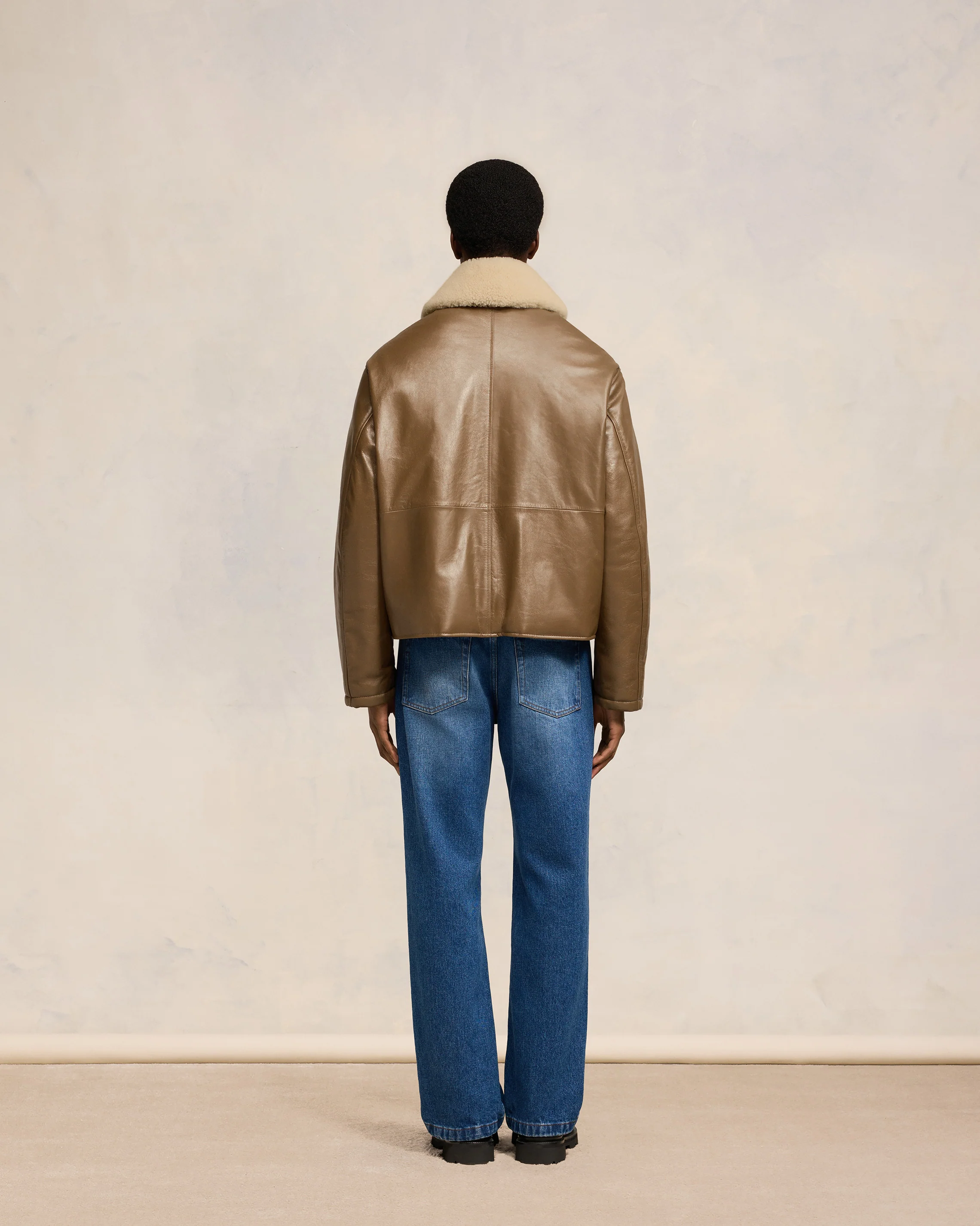 Leather Padded Jacket