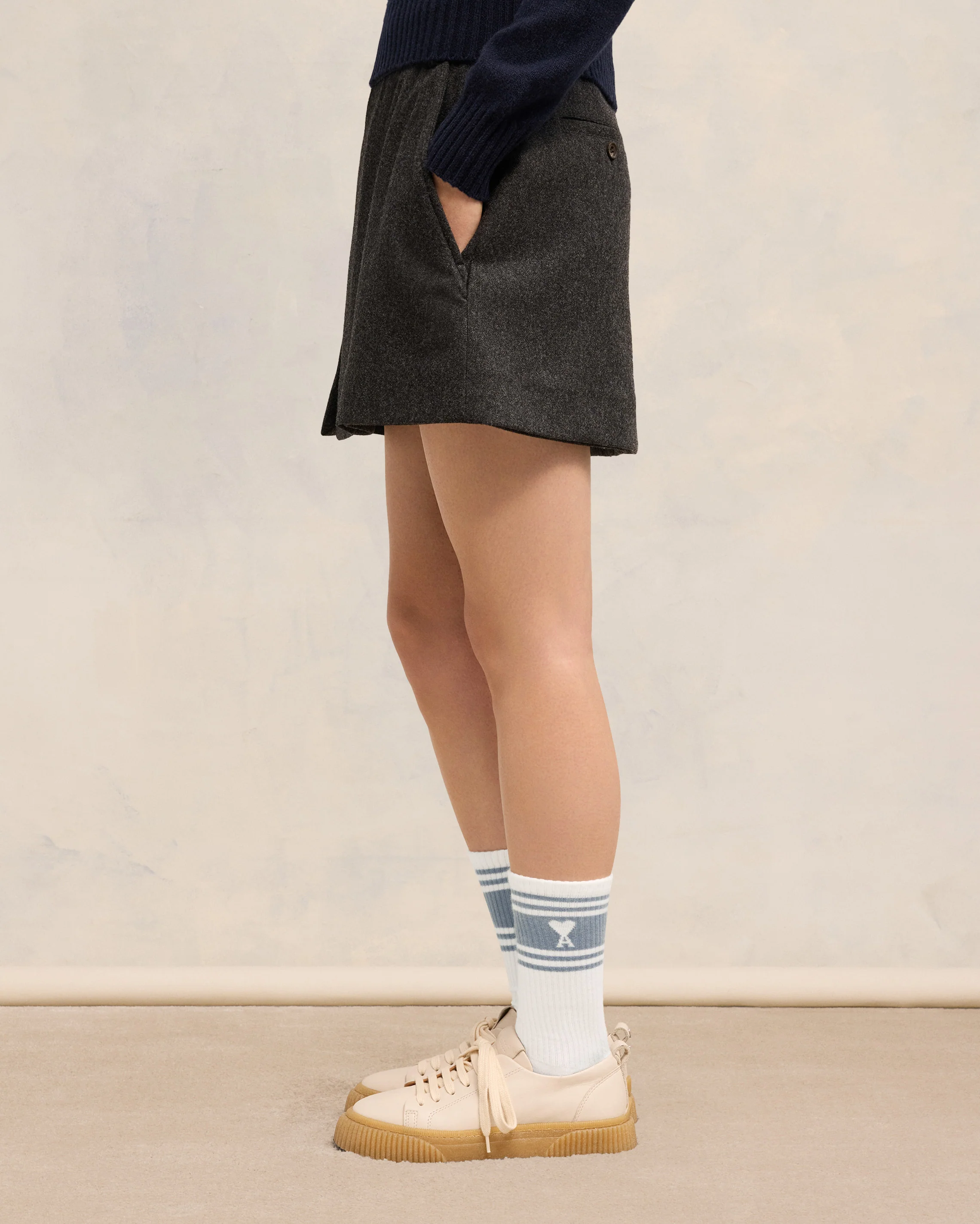 Ami de Coeur Striped Socks