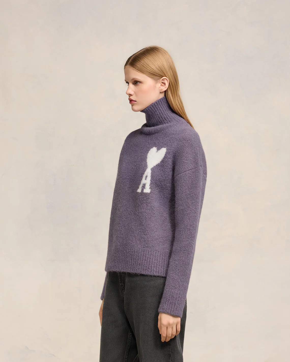 Off-White Ami de Coeur Funnel Neck Sweater