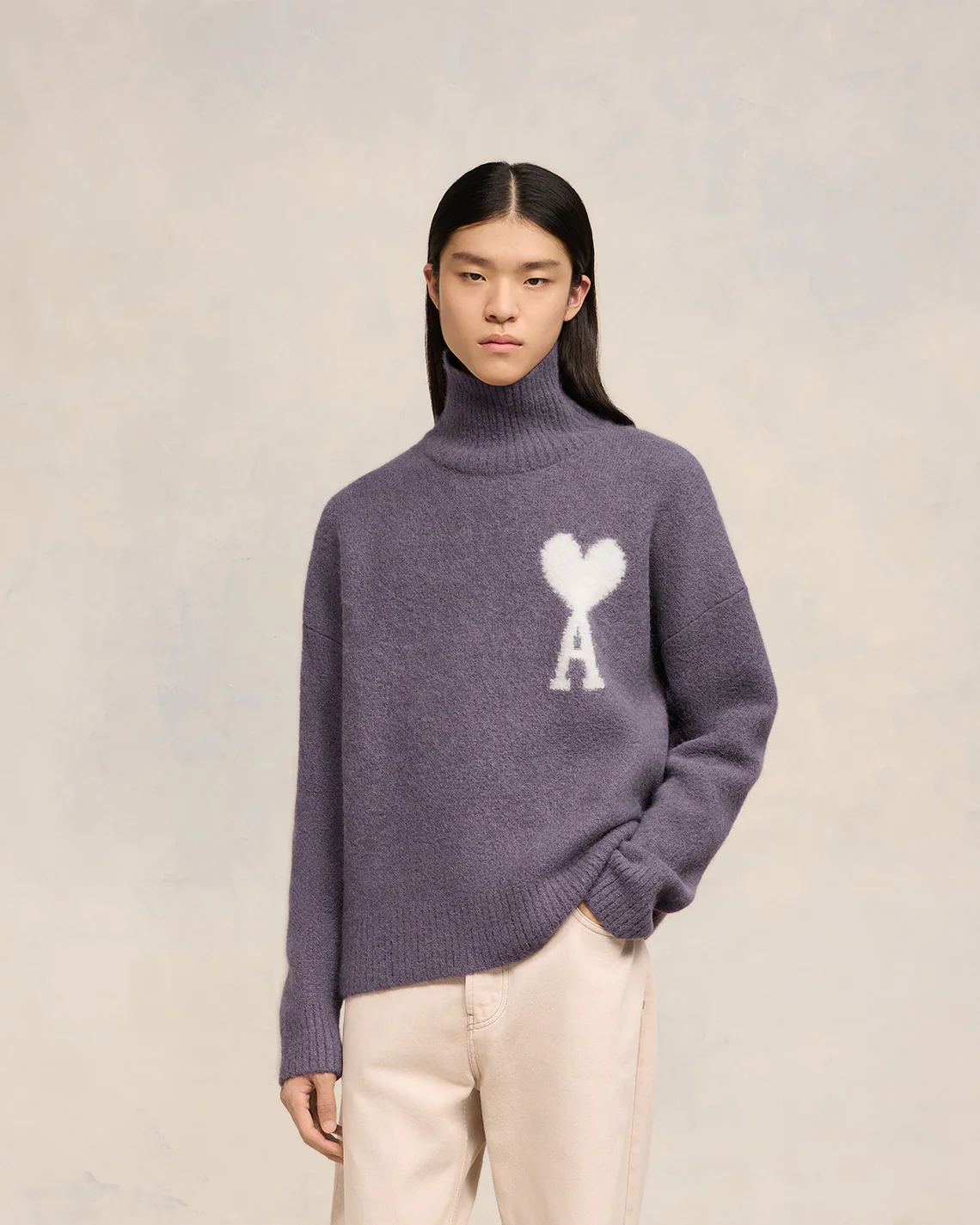 Off-White Ami de Coeur Funnel Neck Sweater