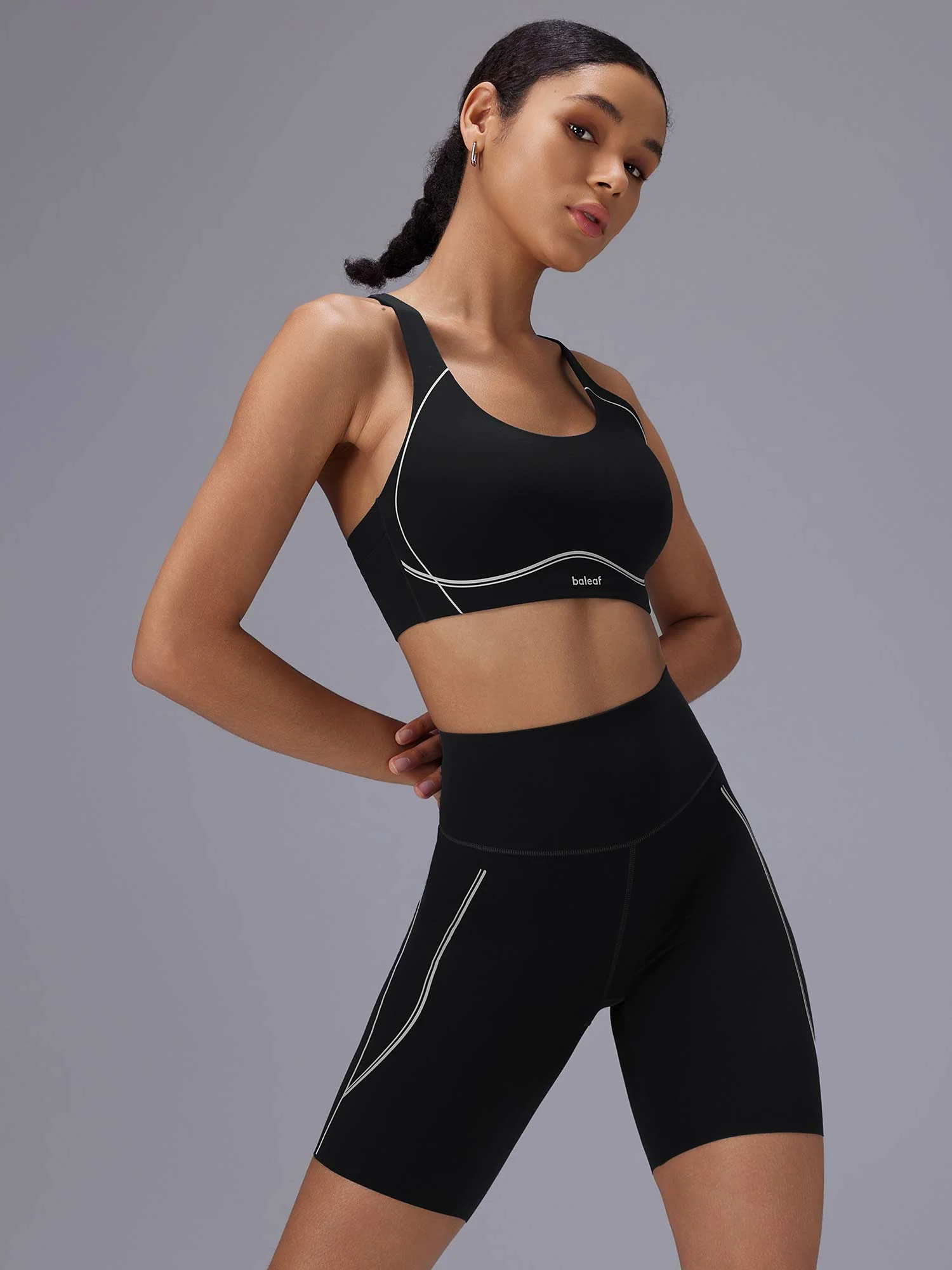 Freeleaf Printed Spaghetti Strap Sports Bra